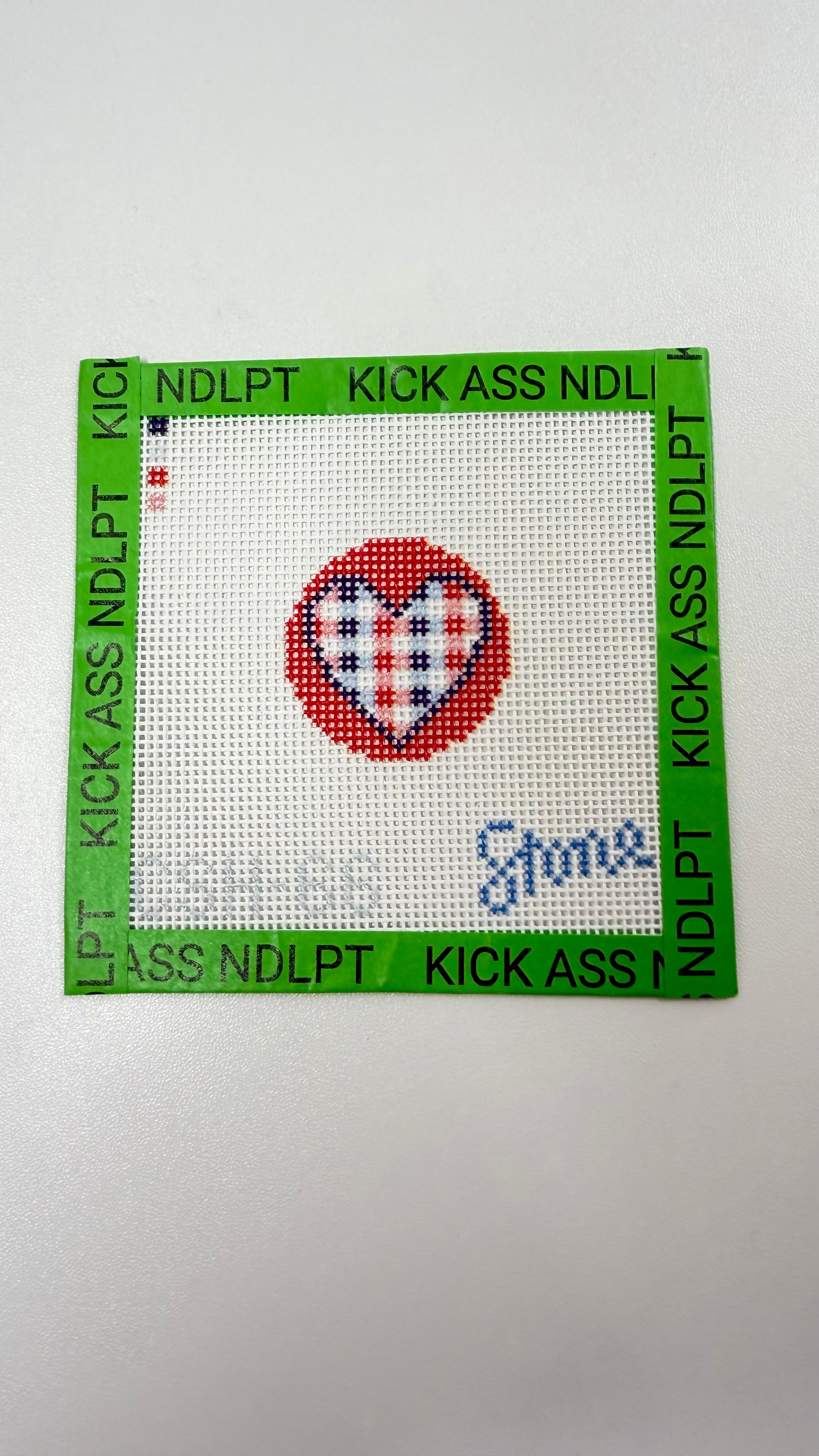 Patriotic Heart Mini Canvas