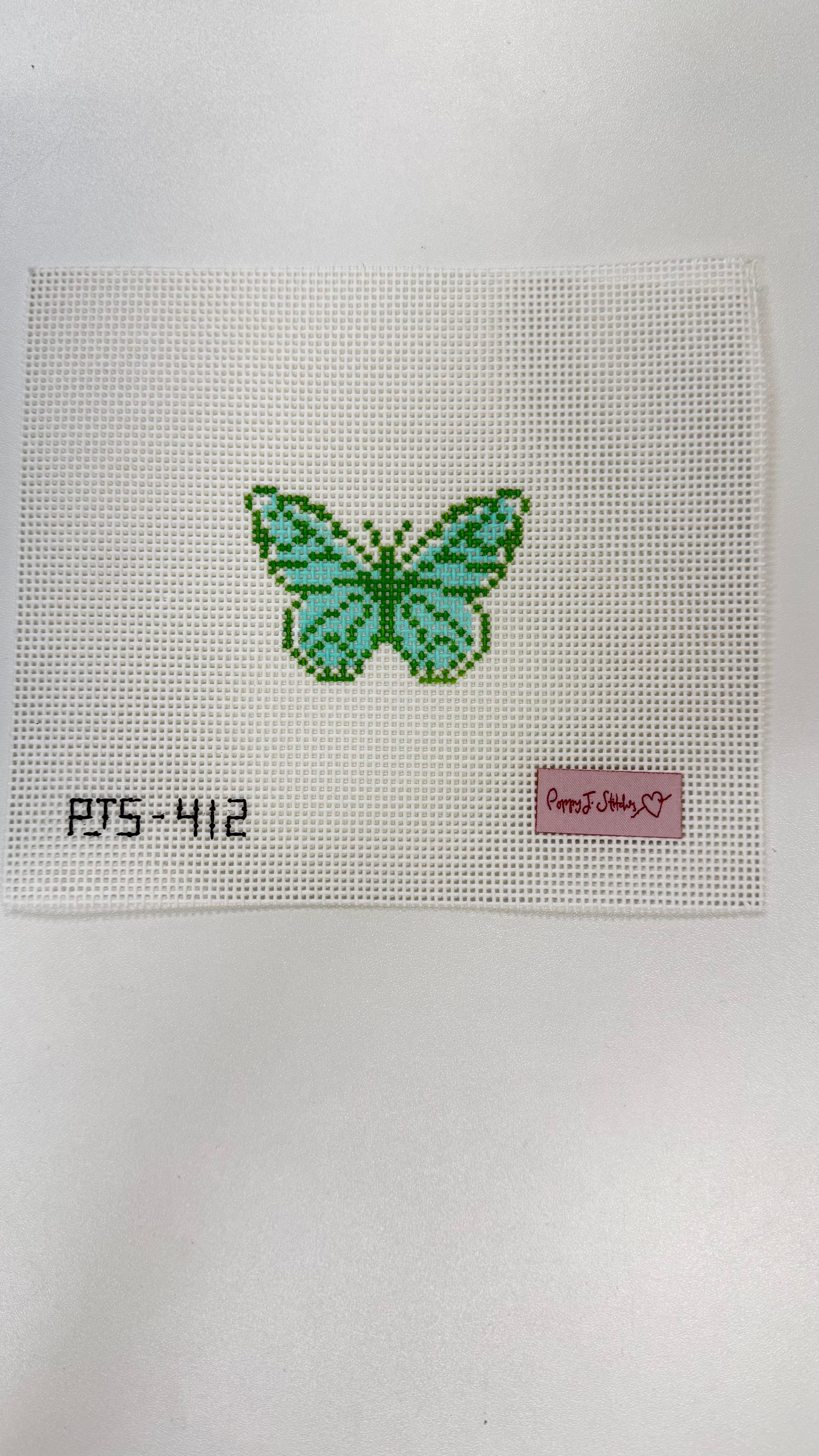 Always With Me Butterfly - Green Canvas