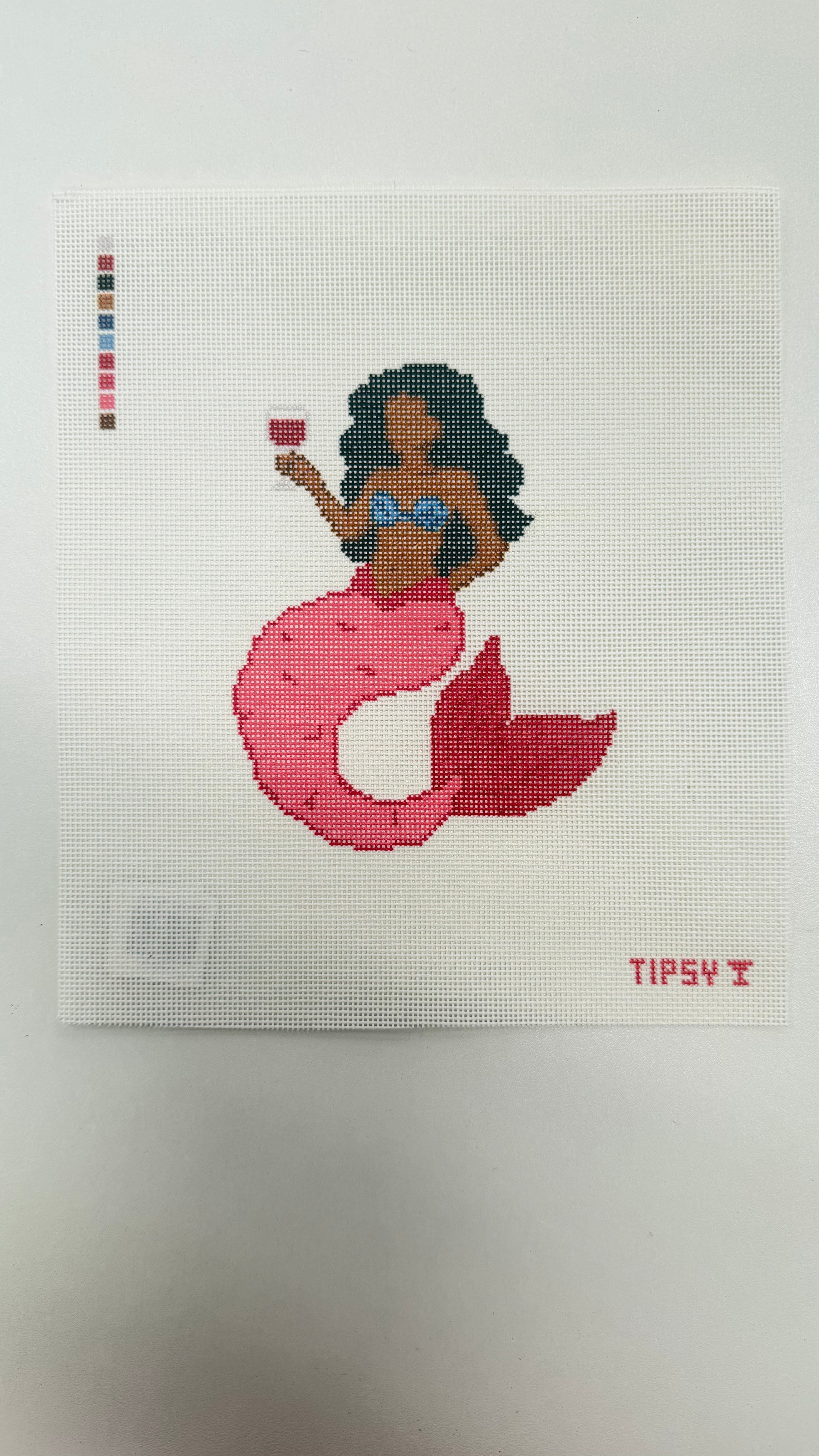 Pink Tipsy Mermaid Canvas