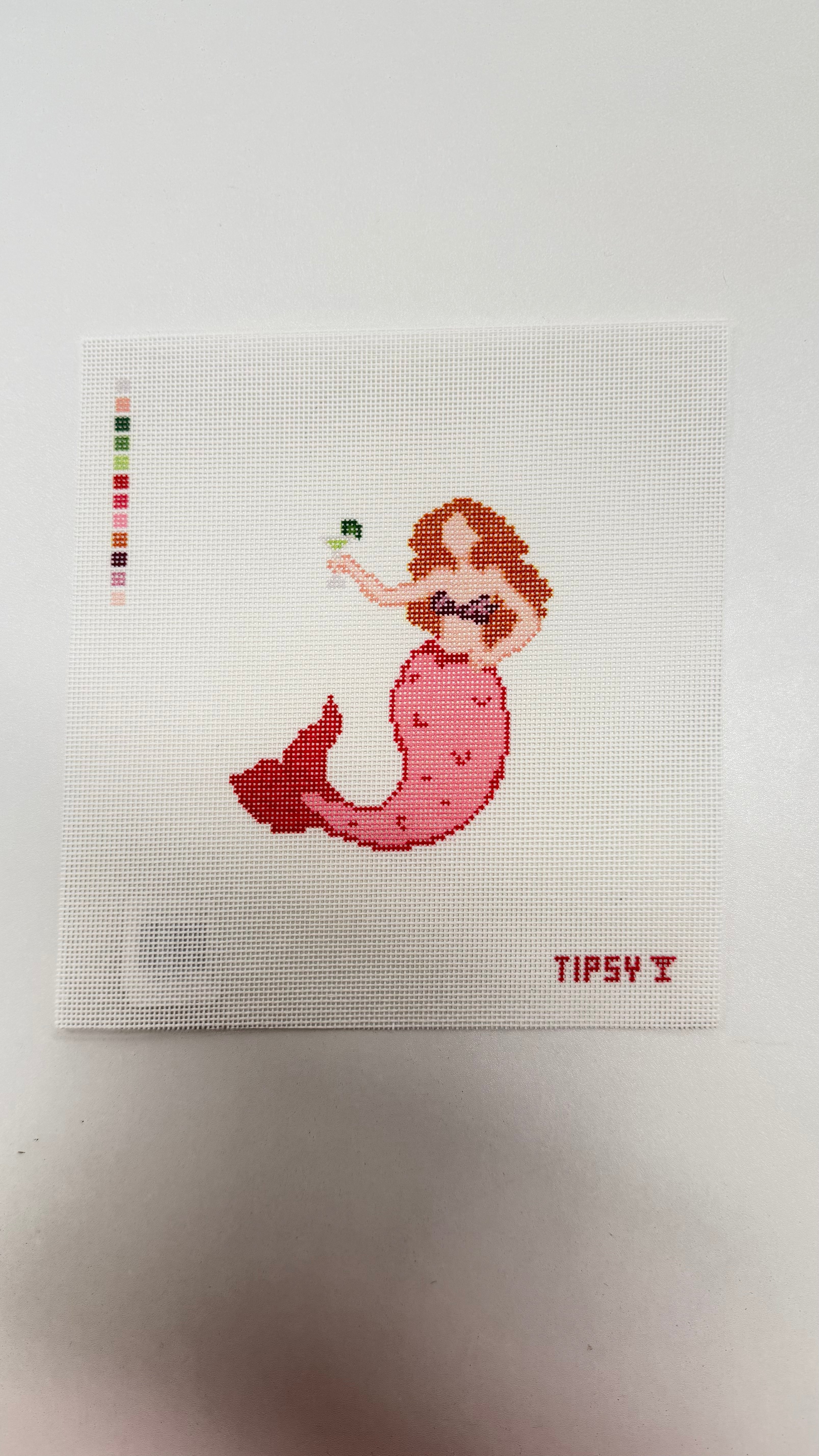 Rose Tipsy Mermaid Canvas