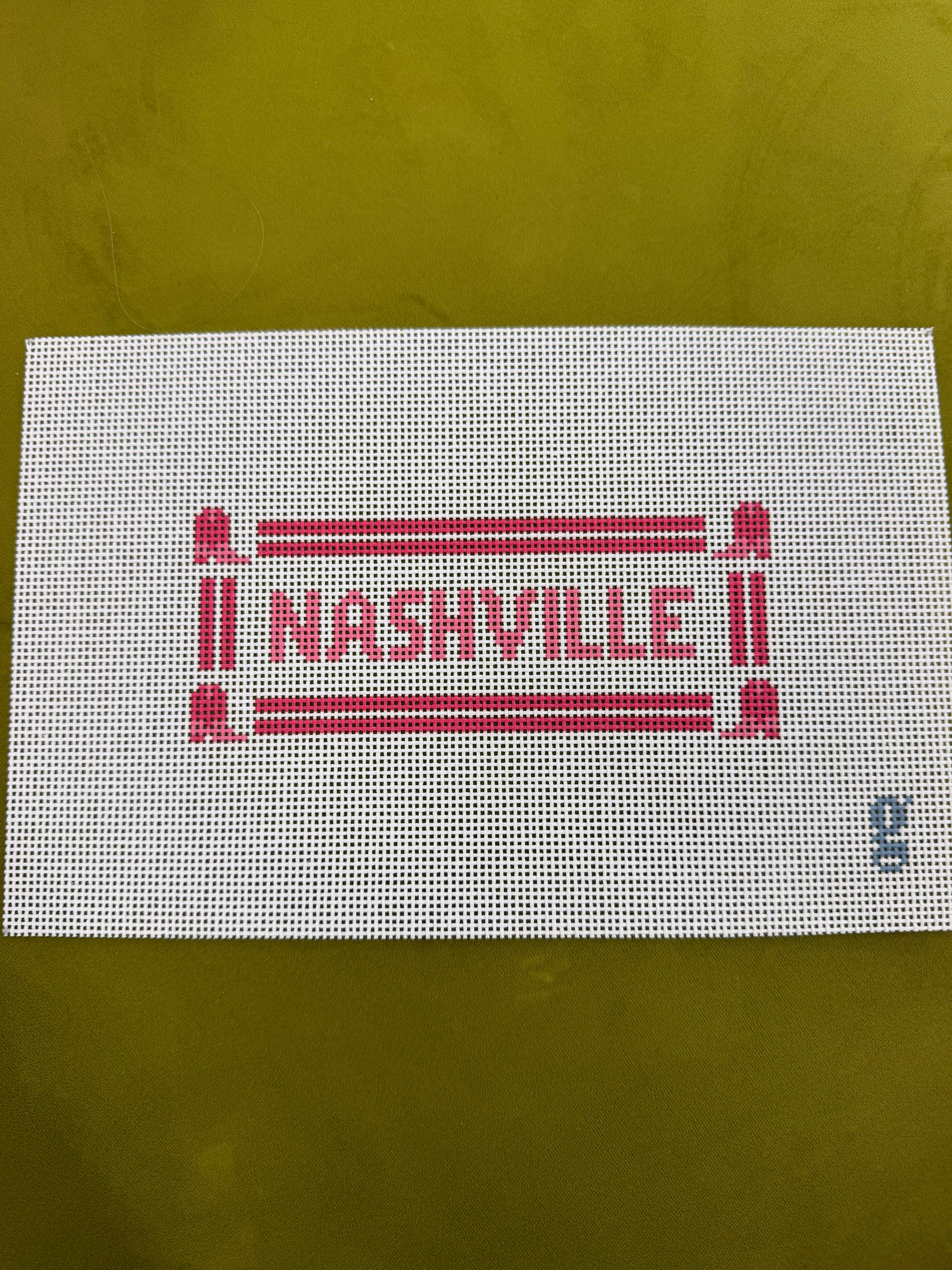Nashville Mini Sign Canvas