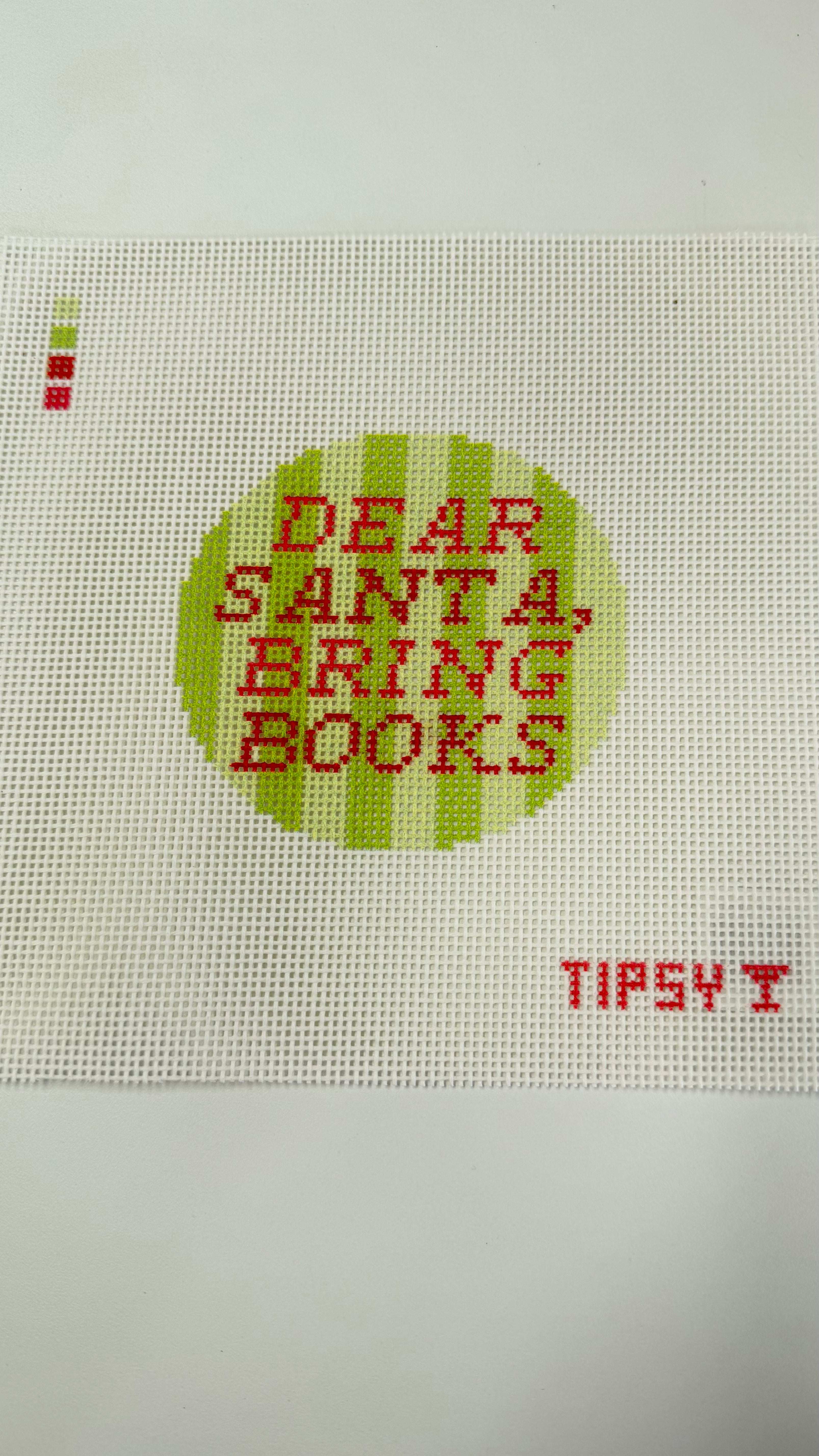 Dear Santa, Bring Books Canvas