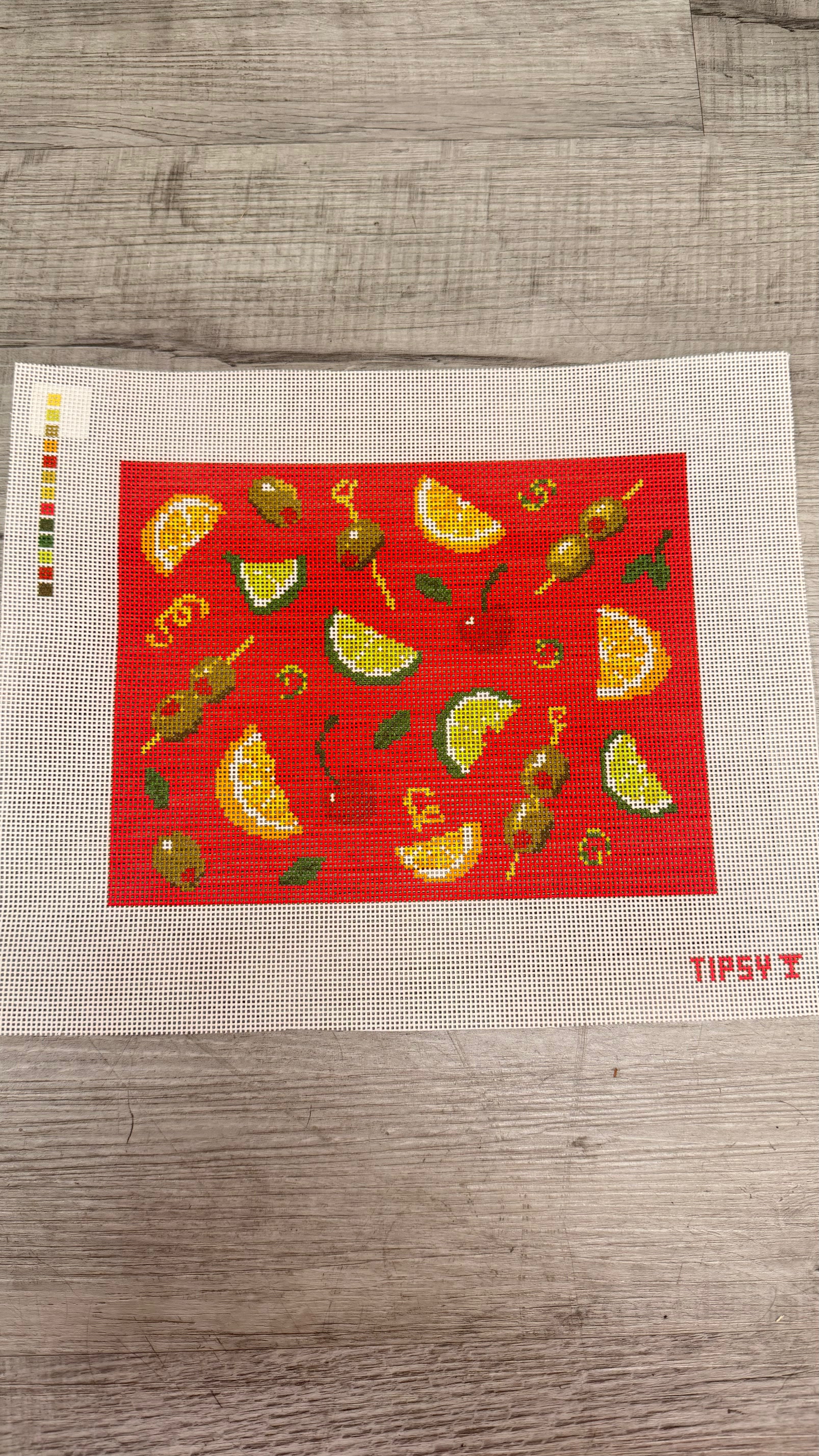 Cocktail Garnish 10x8 Canvas