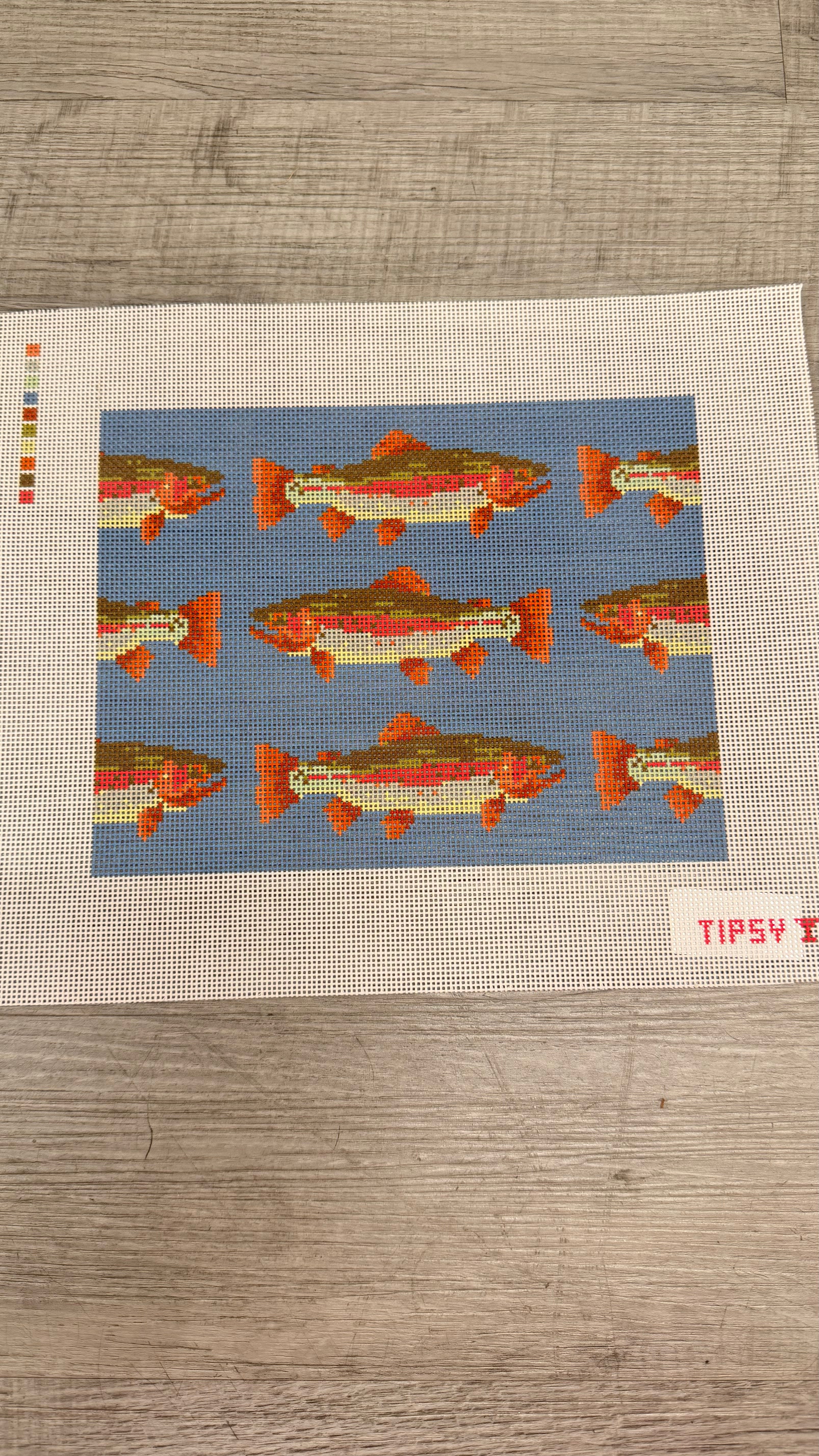 Trout 10x8 Canvas