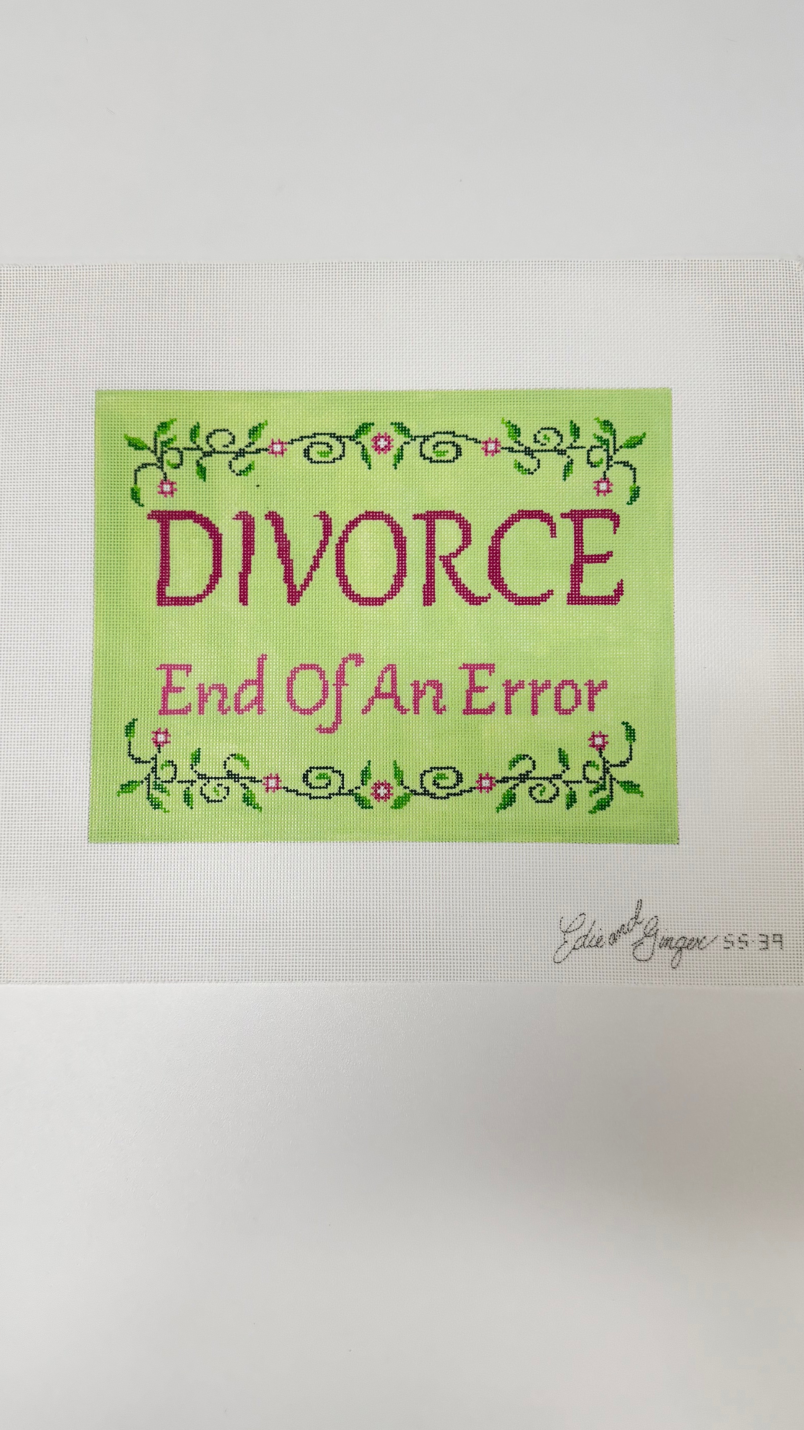 Divorce - End of an Error Canvas