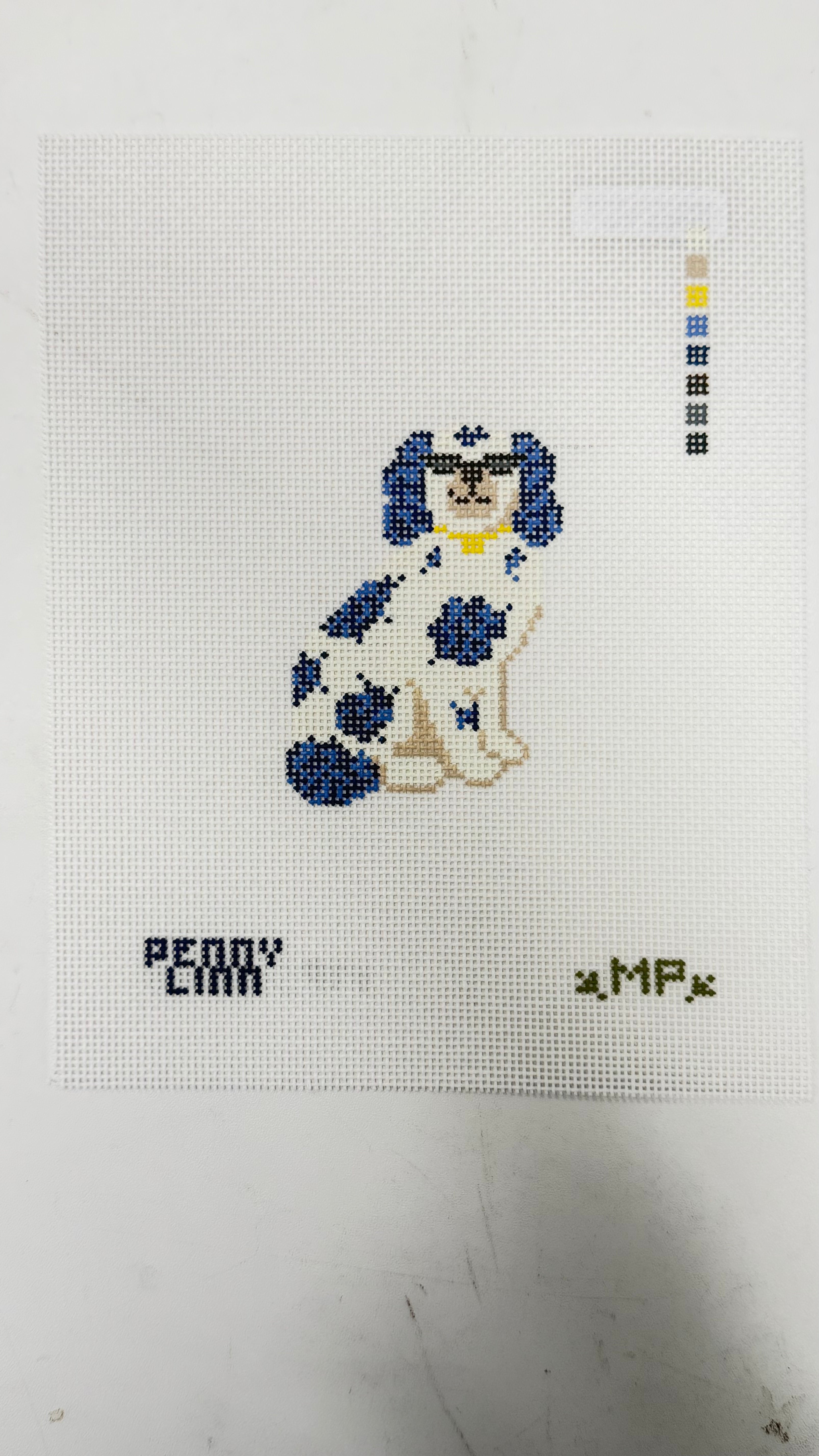 Staffordshire Dog Left Canvas