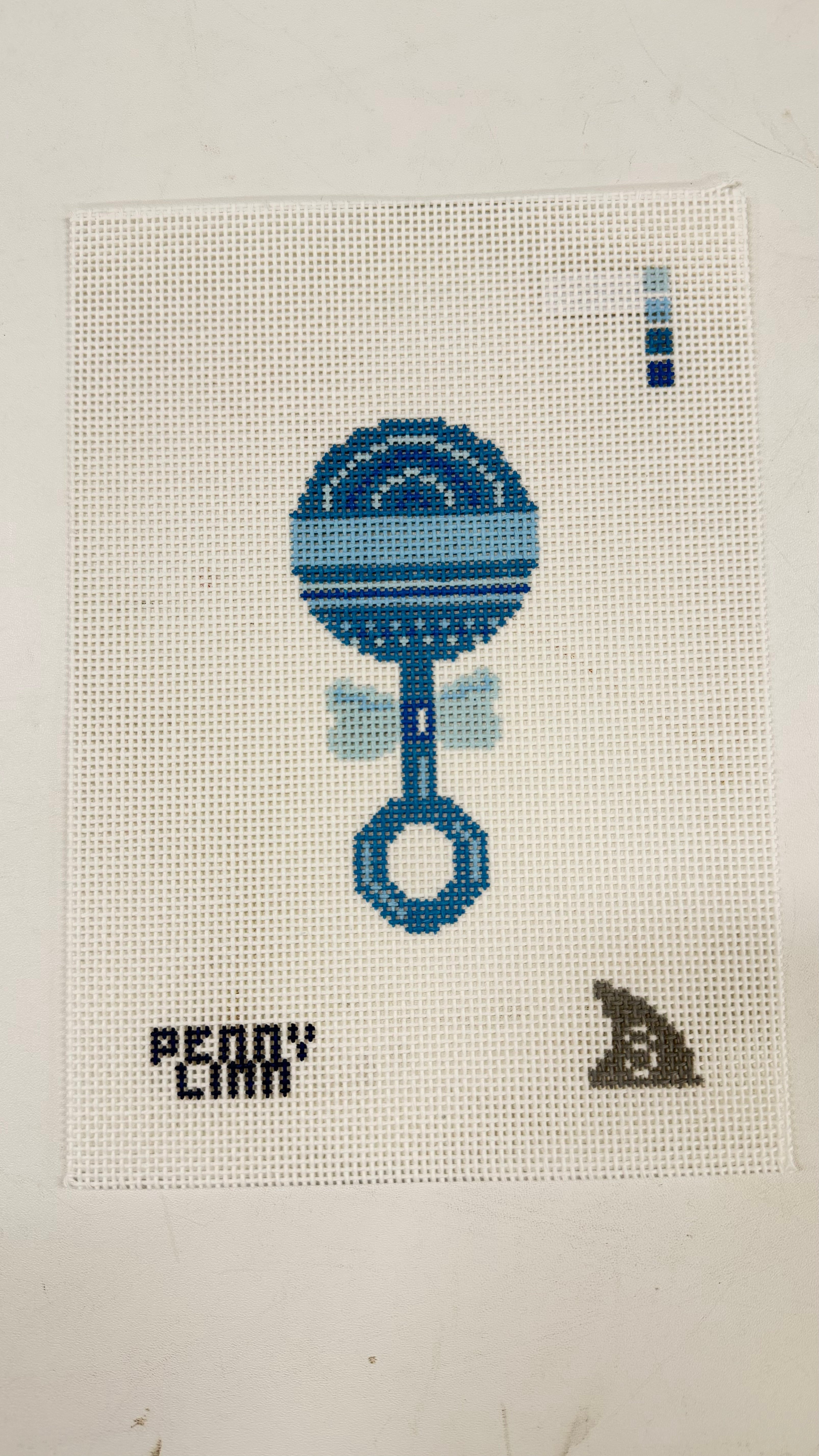 Blue Rattle Canvas