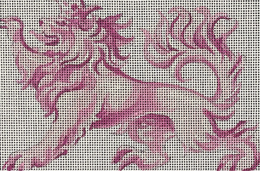Pink Lion Canvas