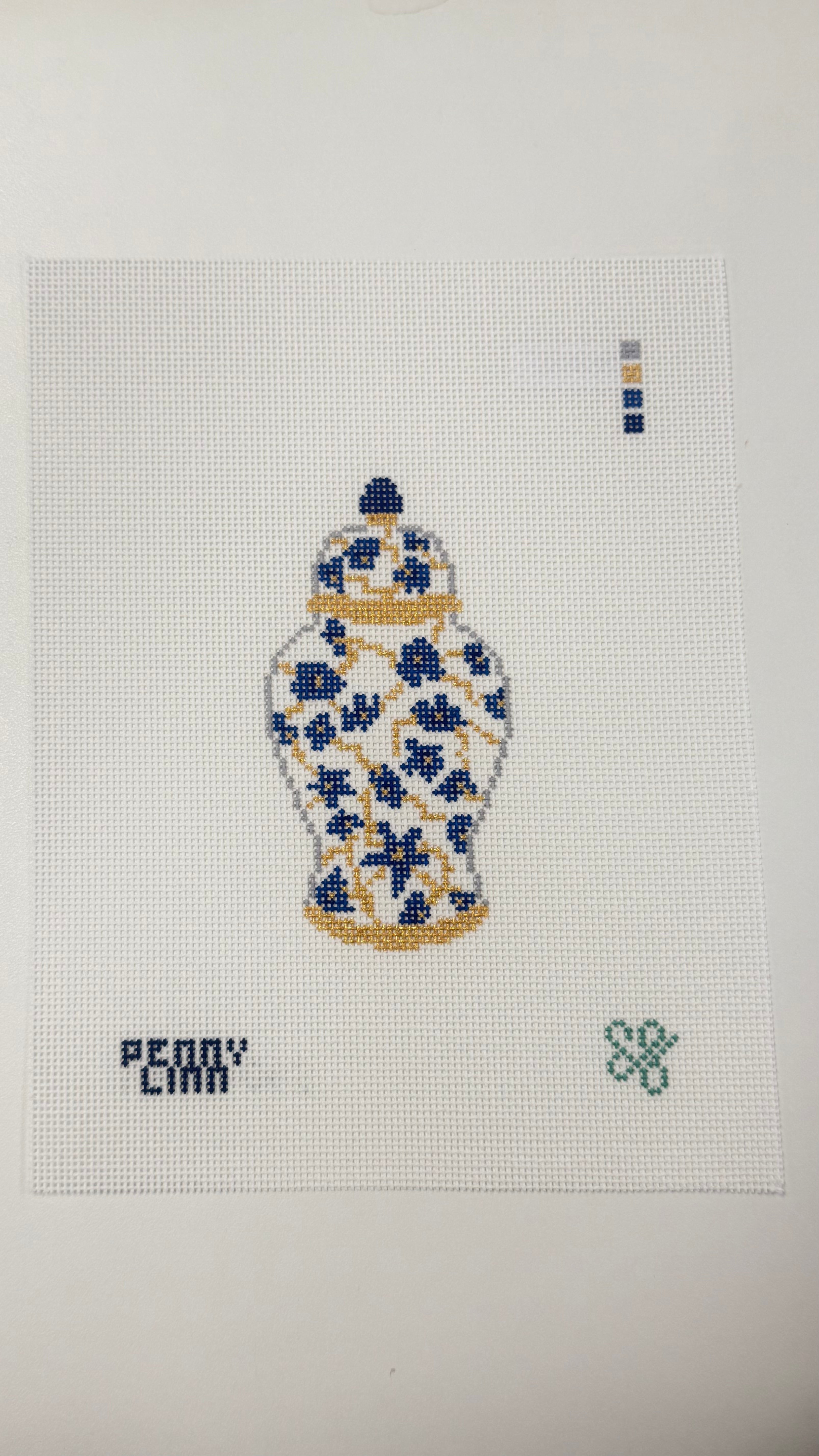 Blue Ginger Jar Canvas