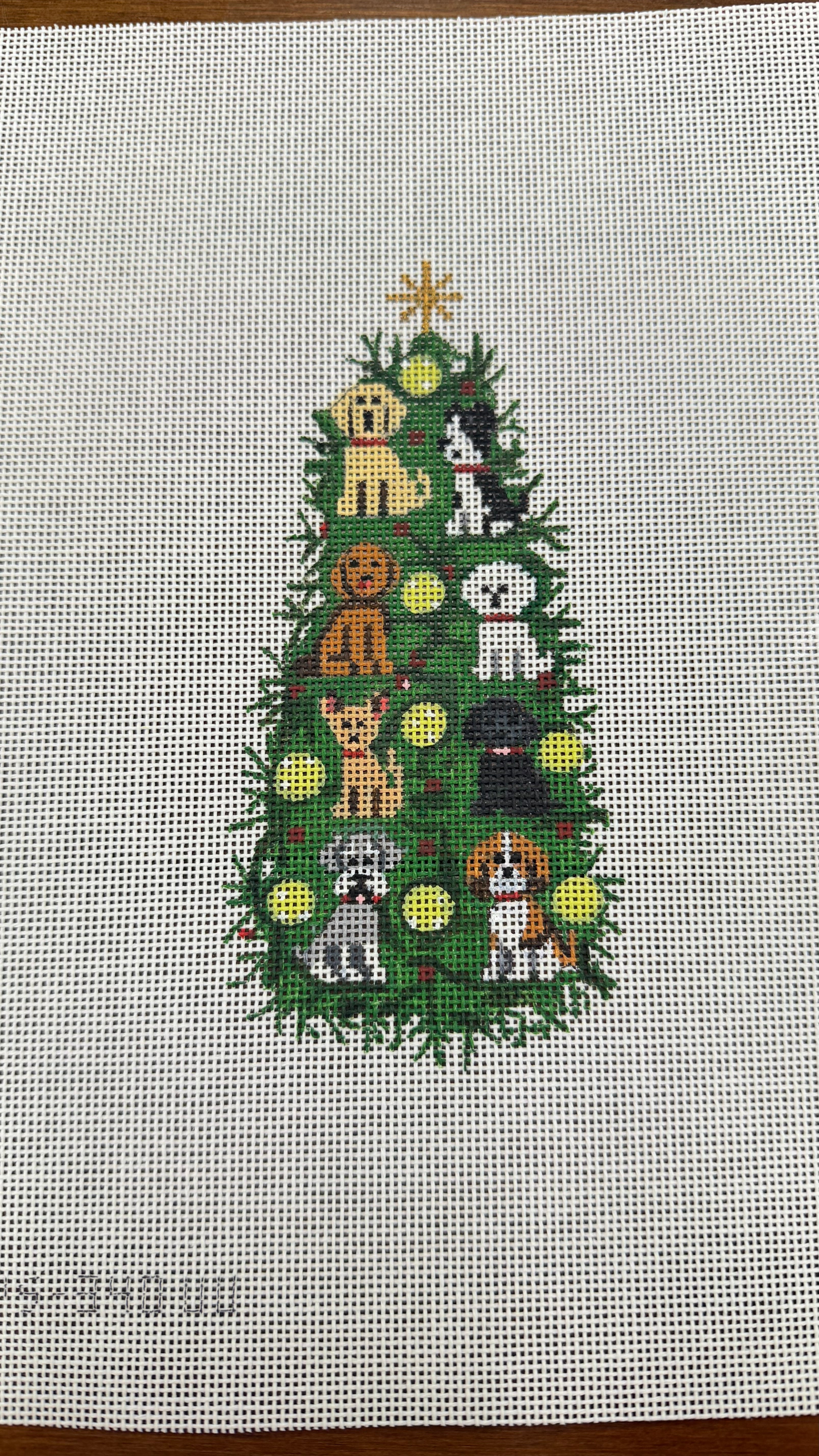 Dog Tree Canvas