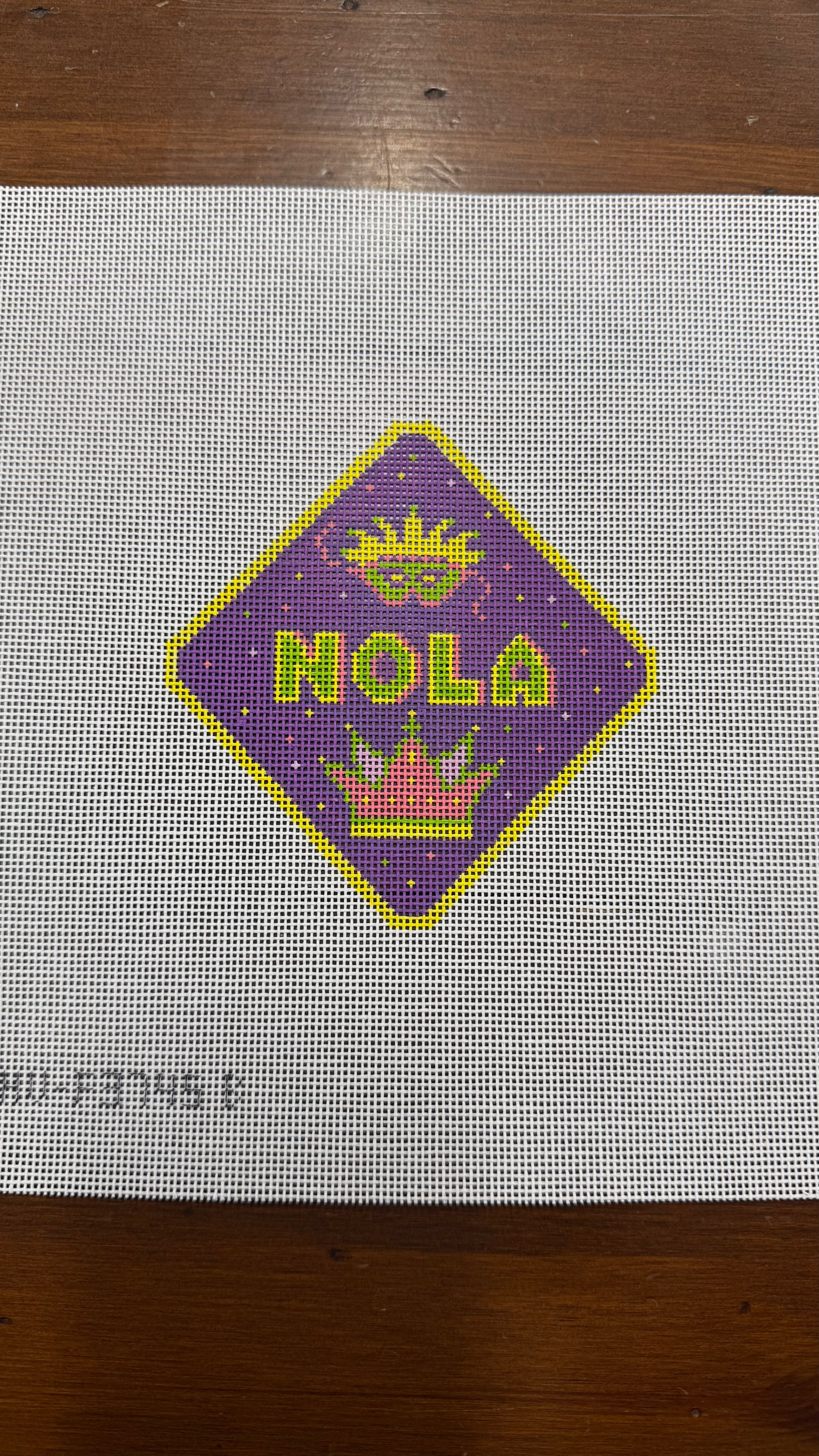 NOLA Purple Canvas