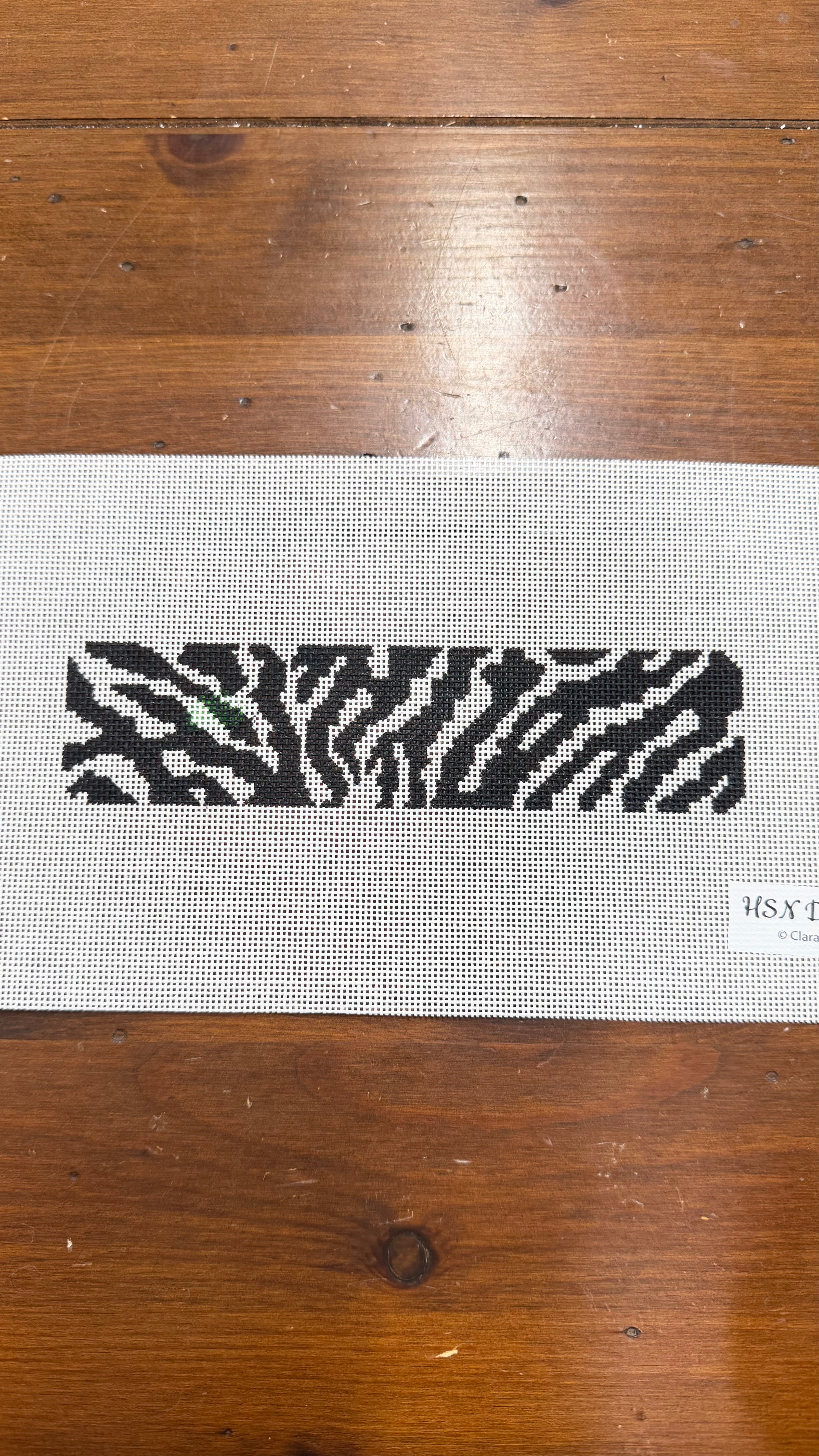 Black and White Key Fob Canvas