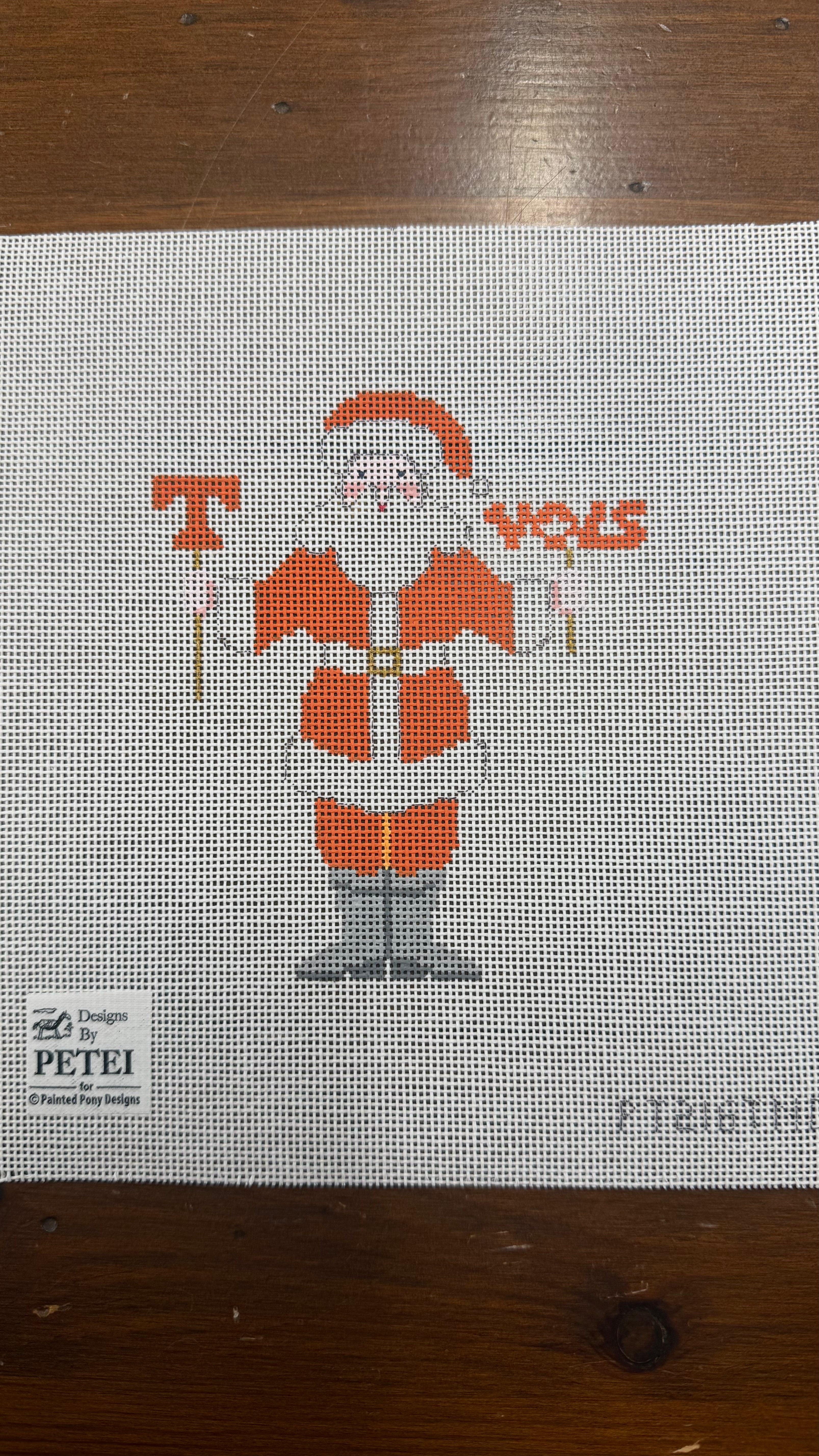 TN Vols Santa Canvas