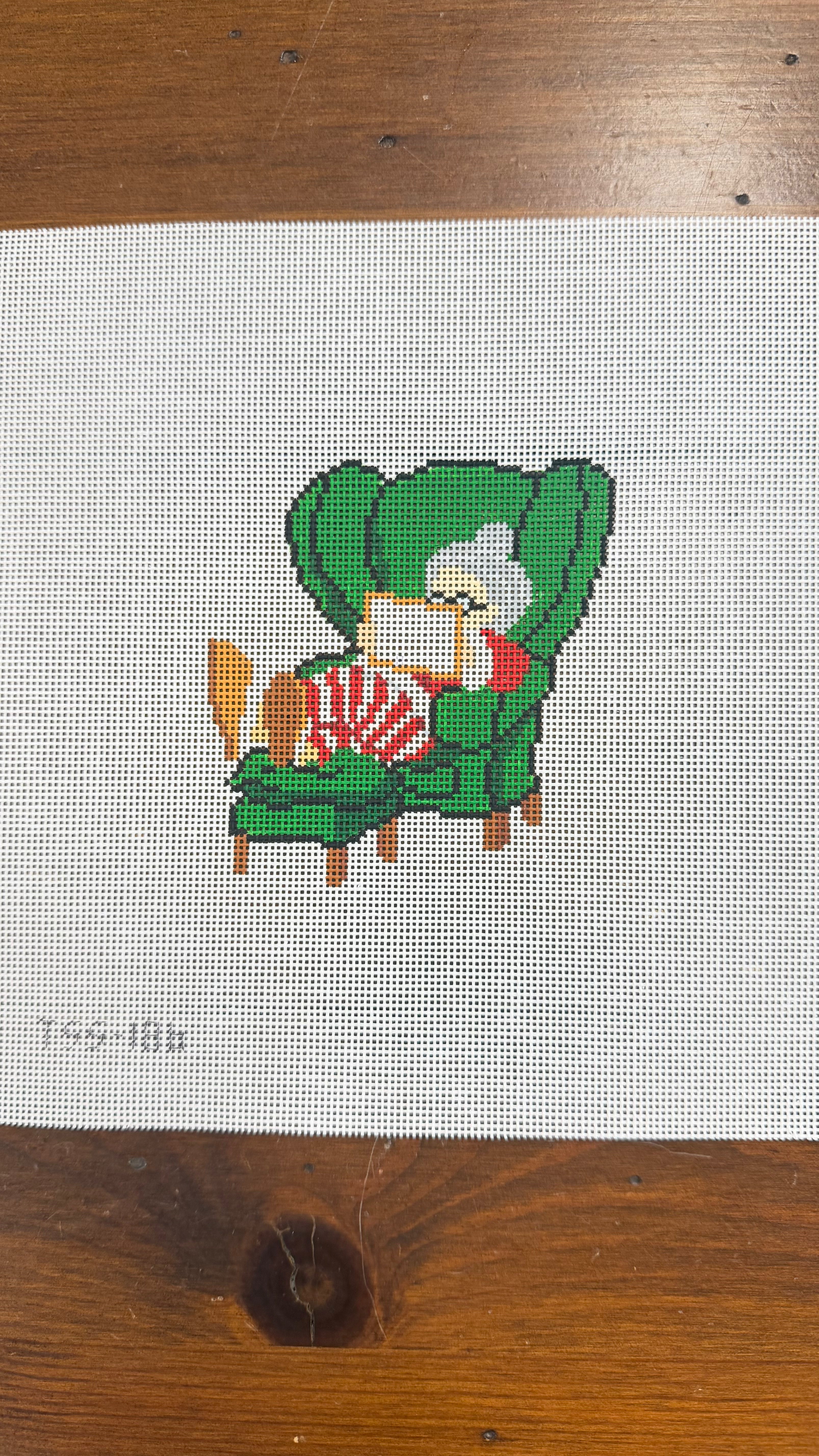 Mrs. Claus Stitching Canvas