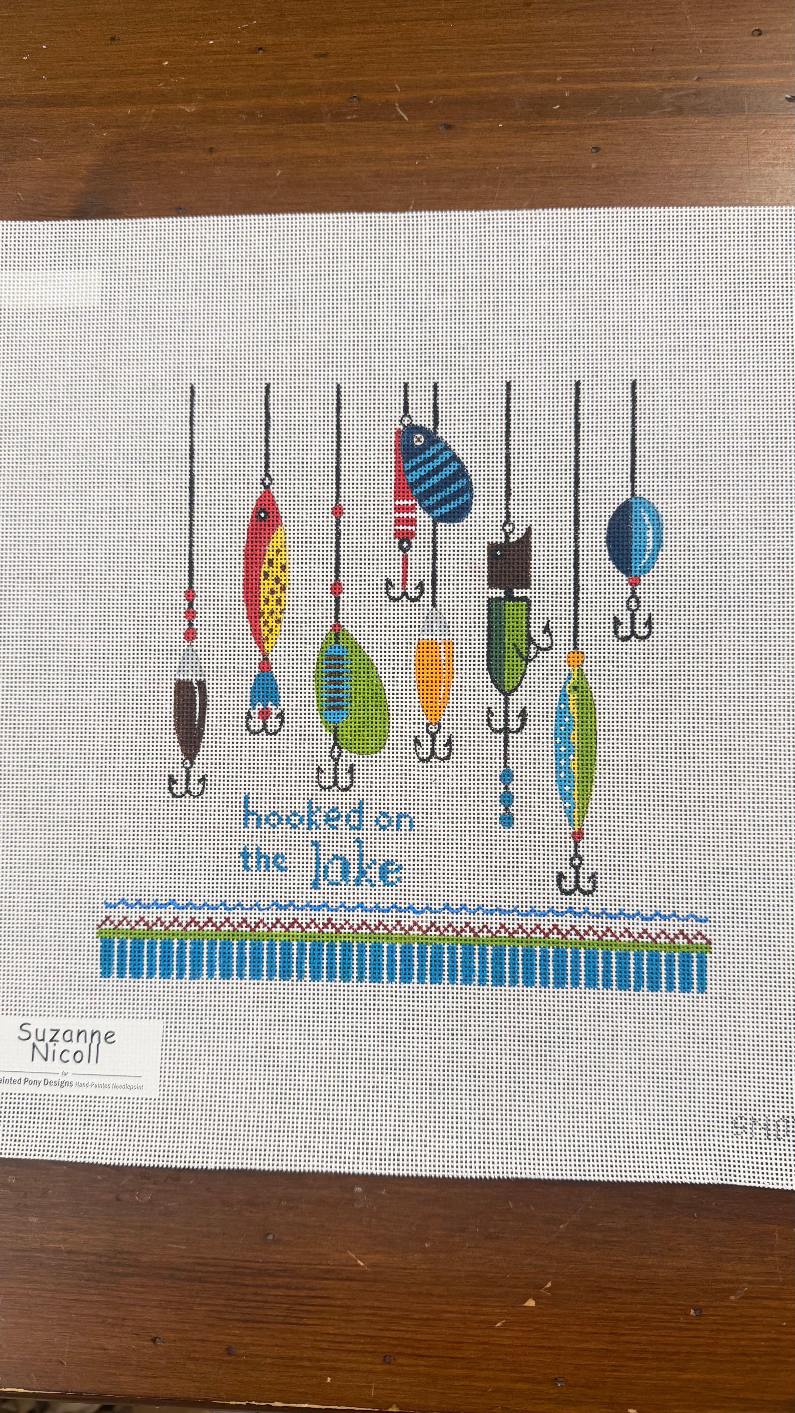 Hooked on the Lake Canvas