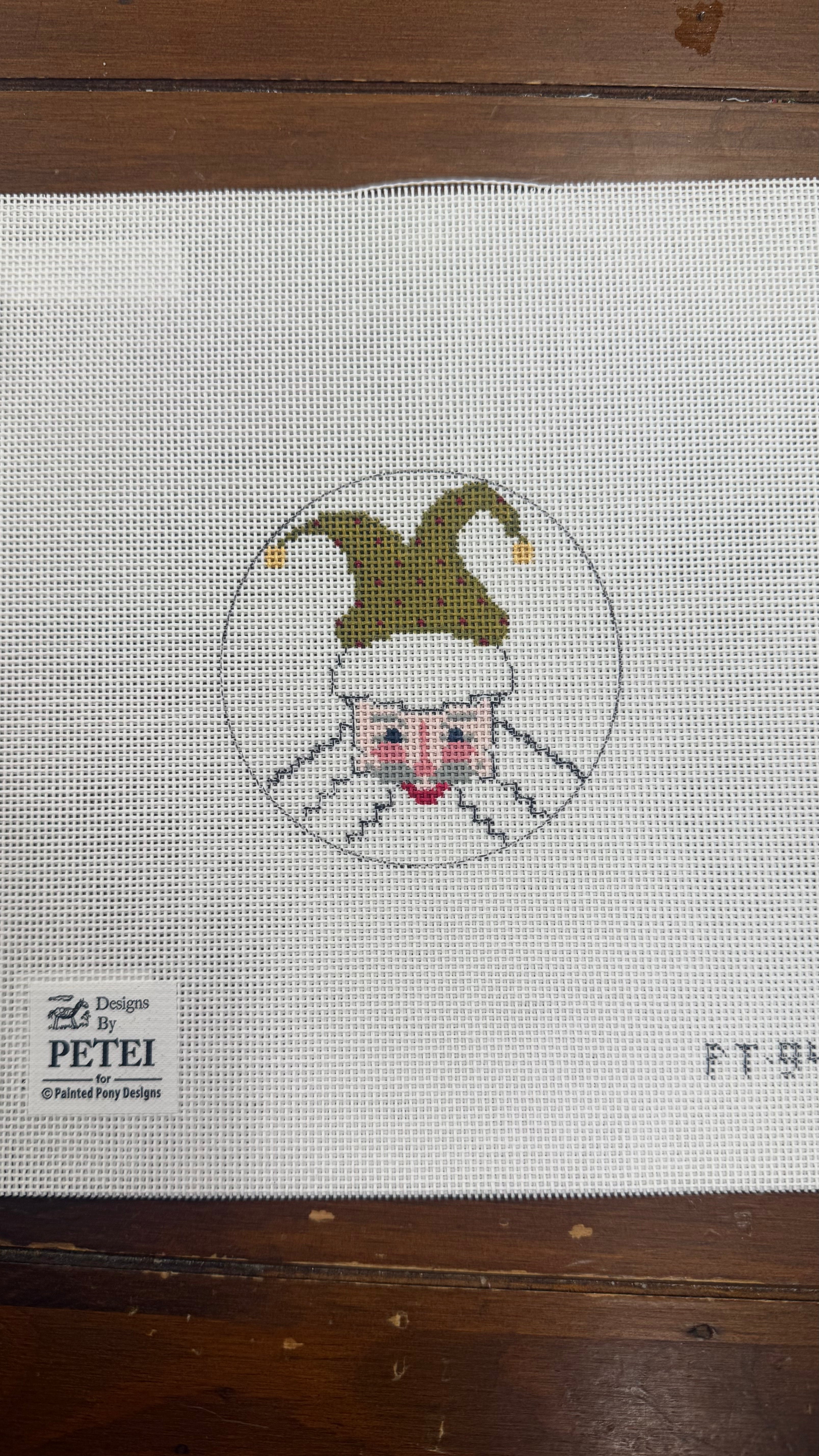 Iceland Santa Canvas