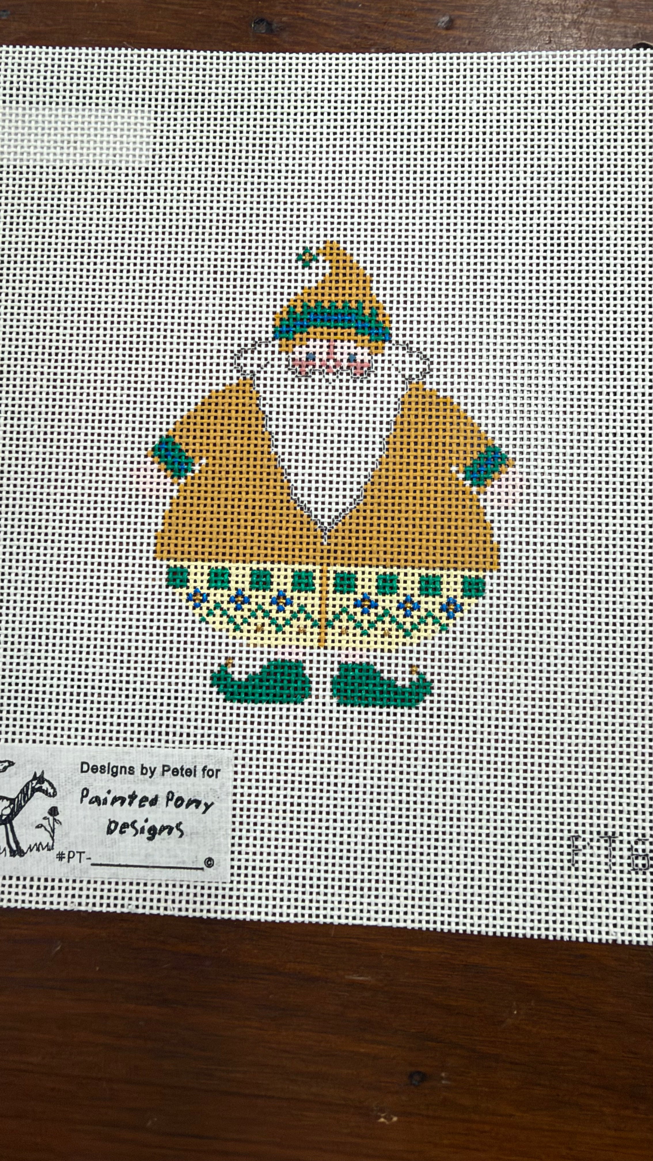 Gumdrop Santa Canvas