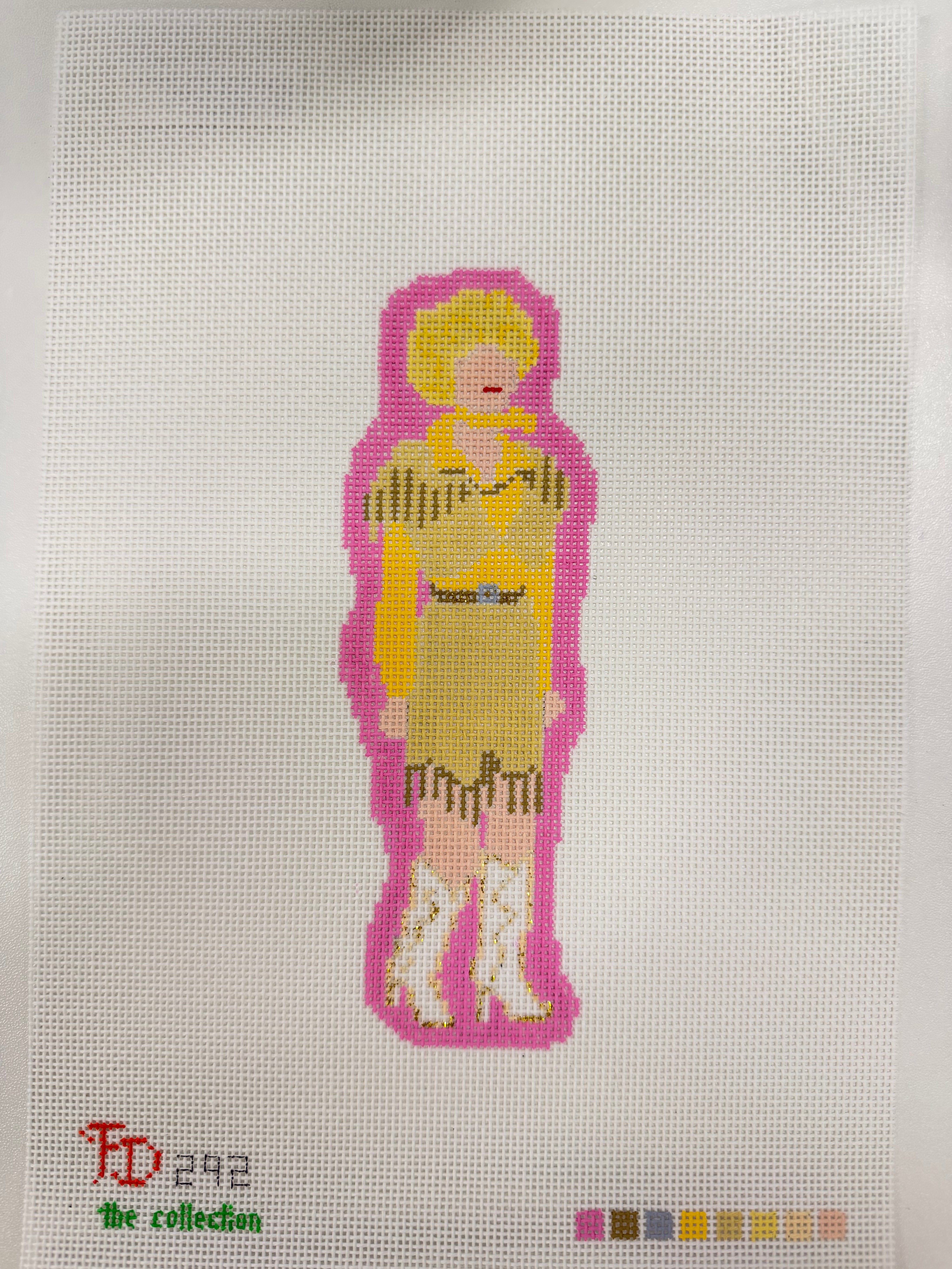 Dolly White Boots Canvas