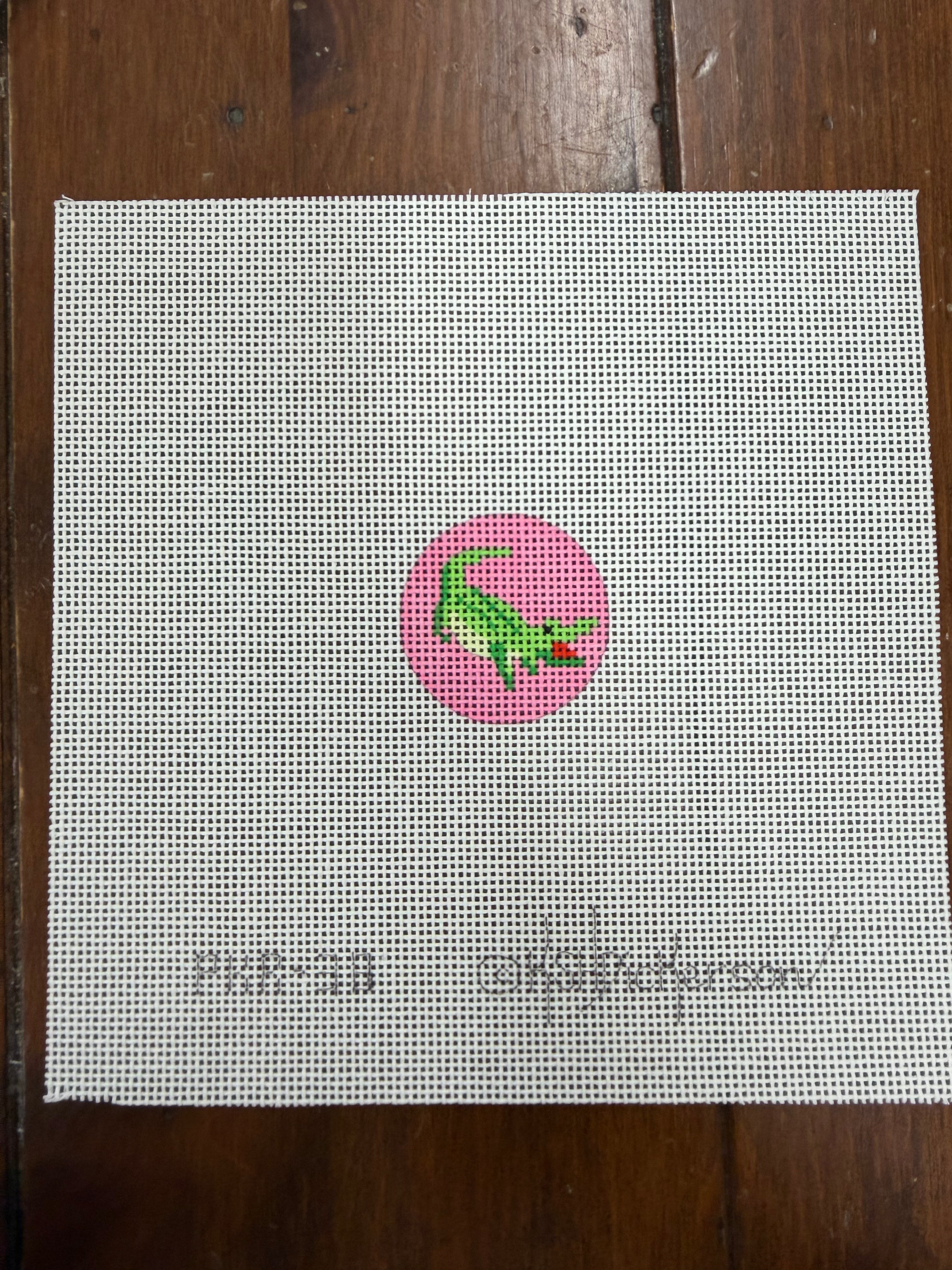 Preppy Gator Canvas