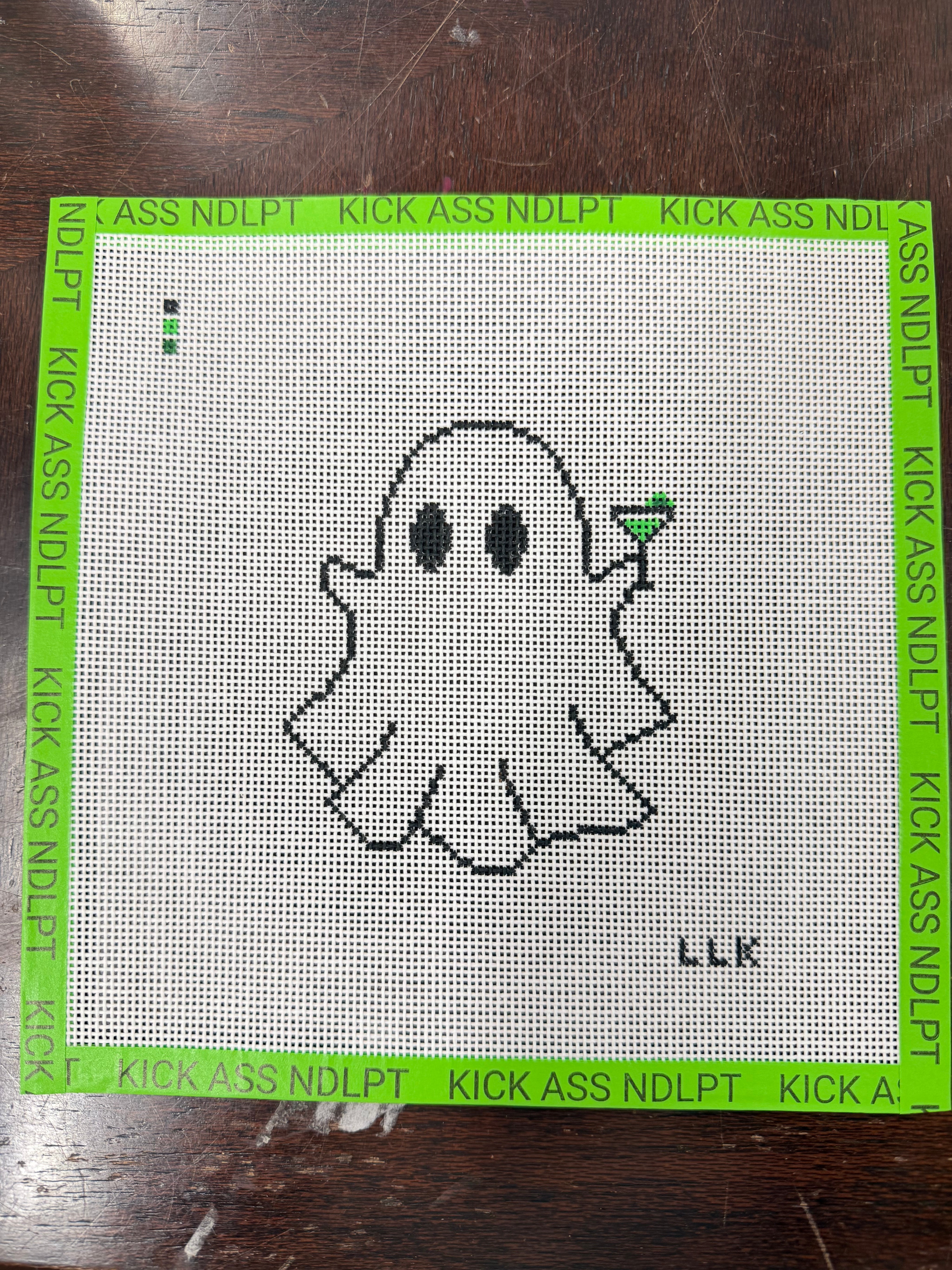 Ghost w Martini Canvas