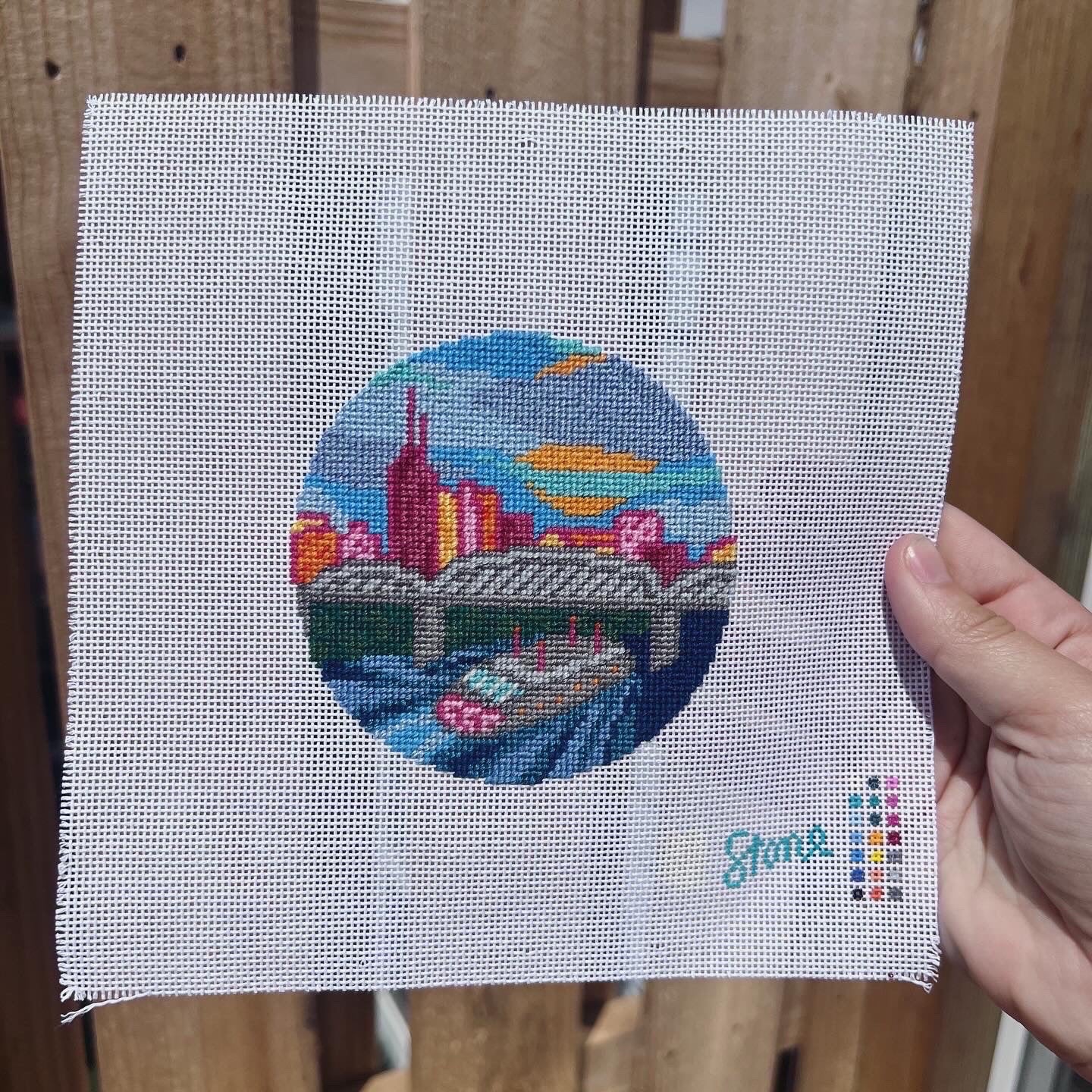 Colorful Nashville Canvas
