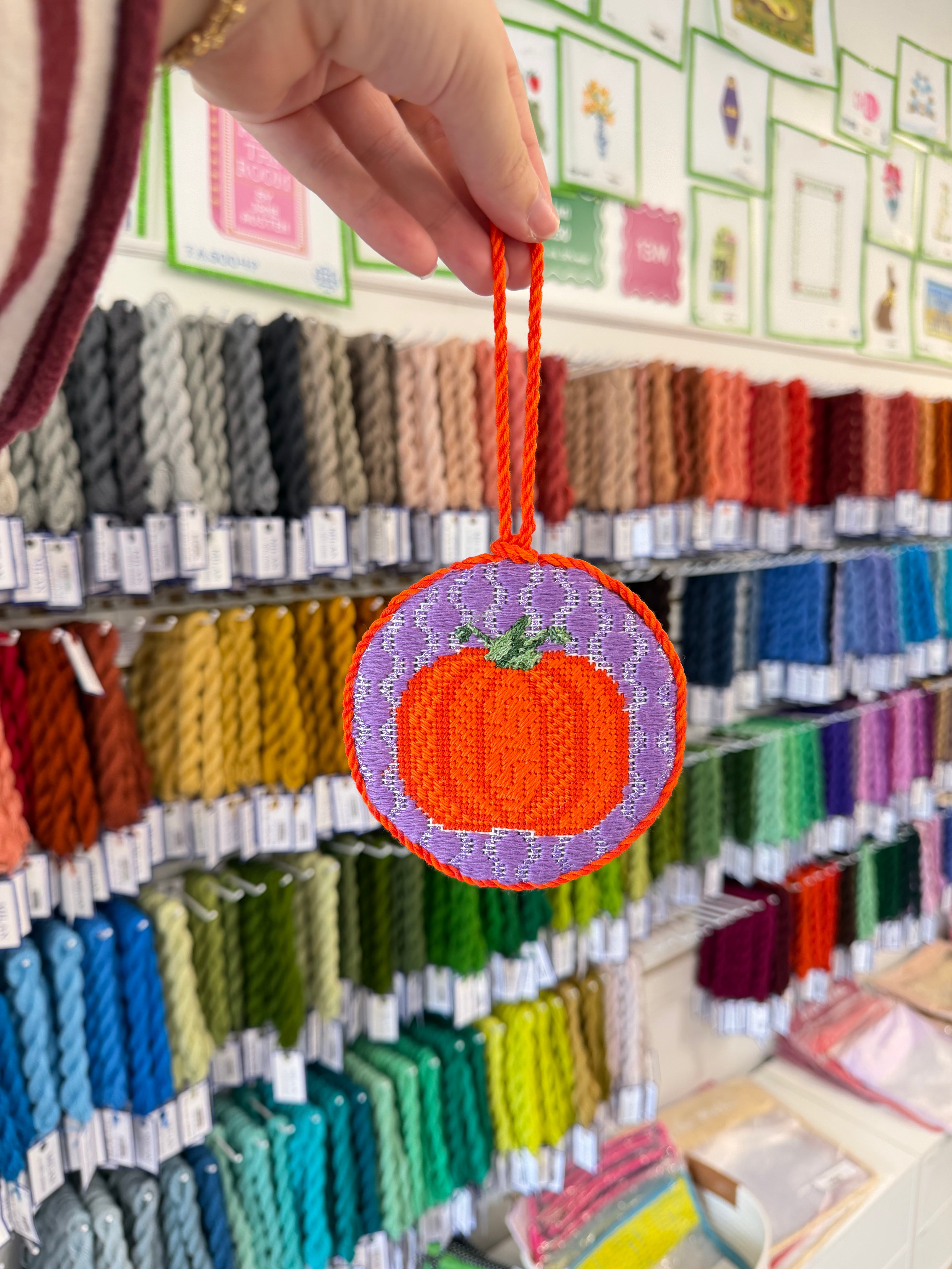 10/11 10am Pumpkin Decorative Stitch Class NASHVILLE, TN