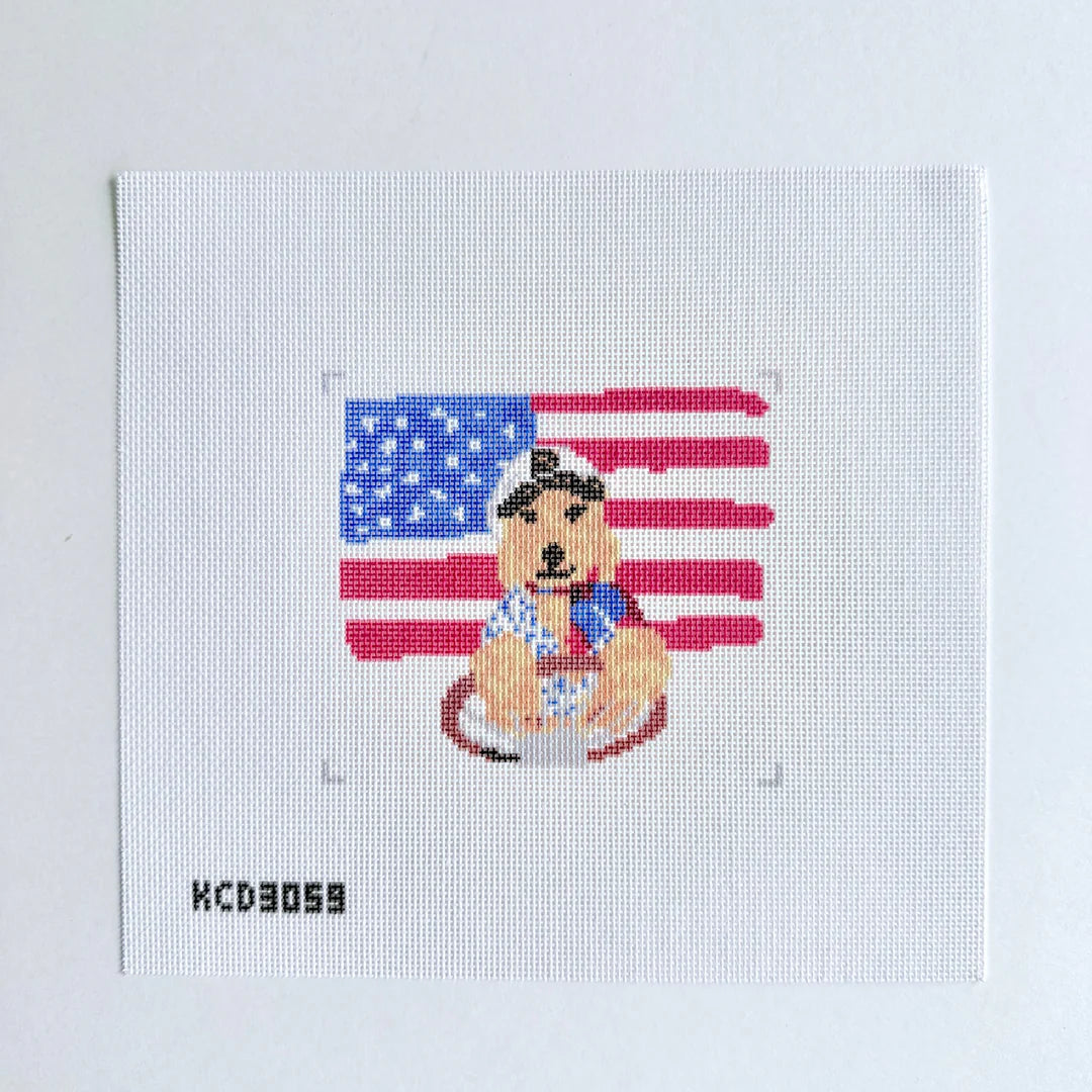 Dog Sea Captain Canvas