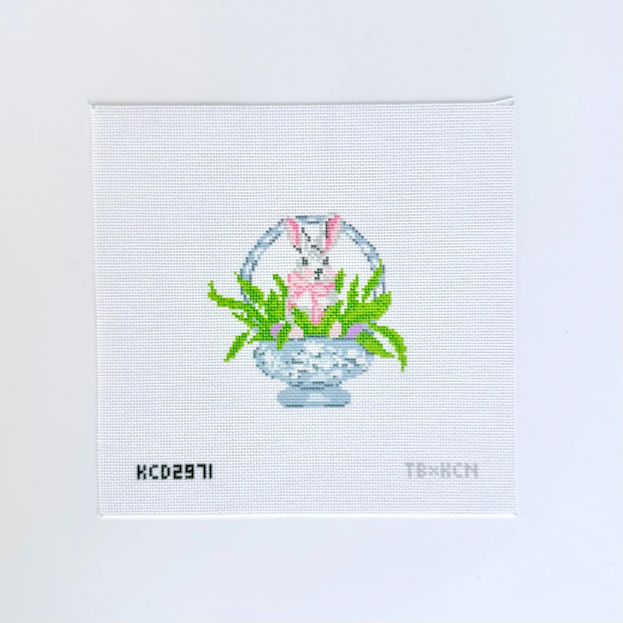 Bunny in Wedgwood Printed Canvas