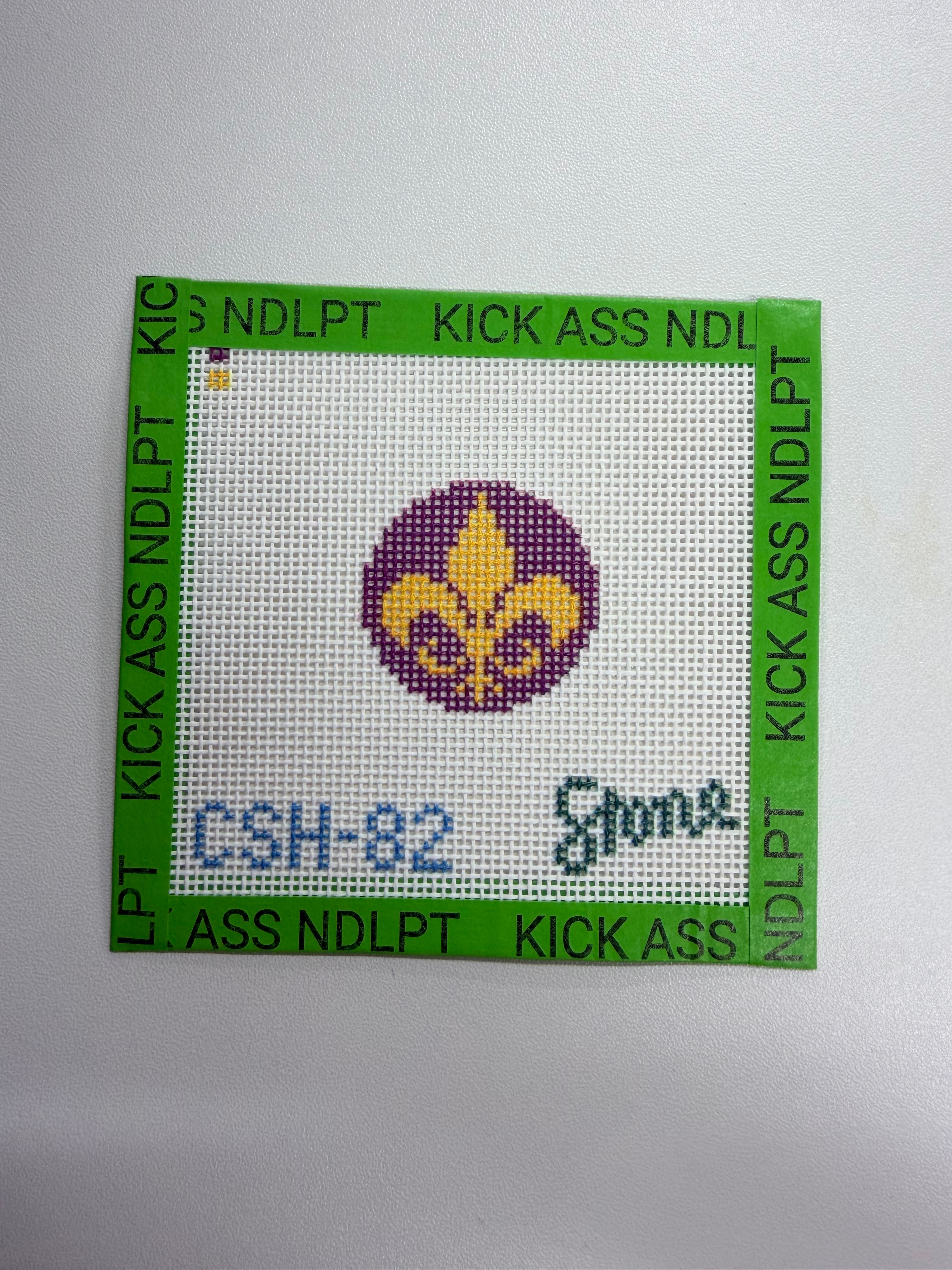 Fleur De Lis Mini Canvas