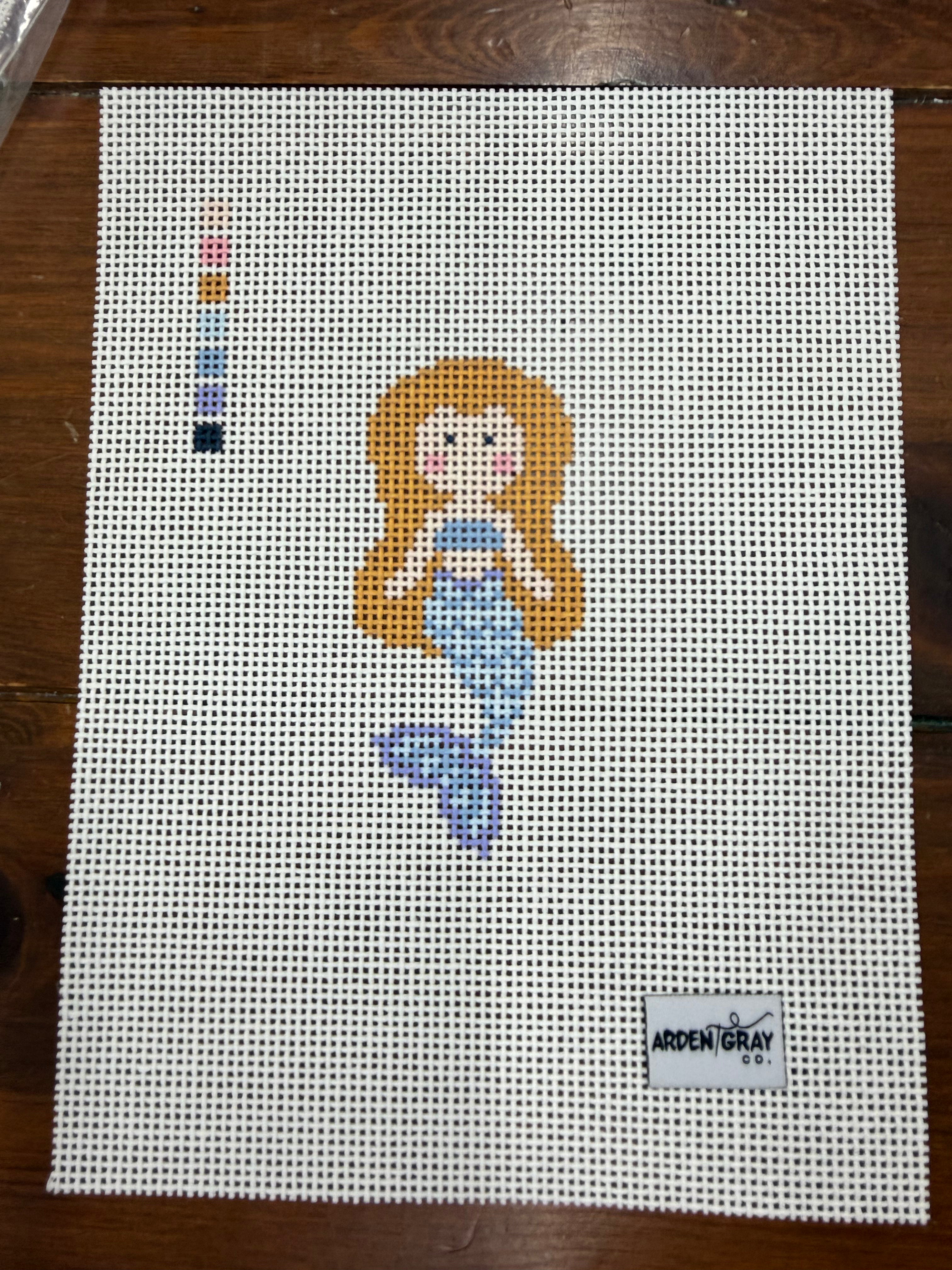 Blue Mermaid Canvas