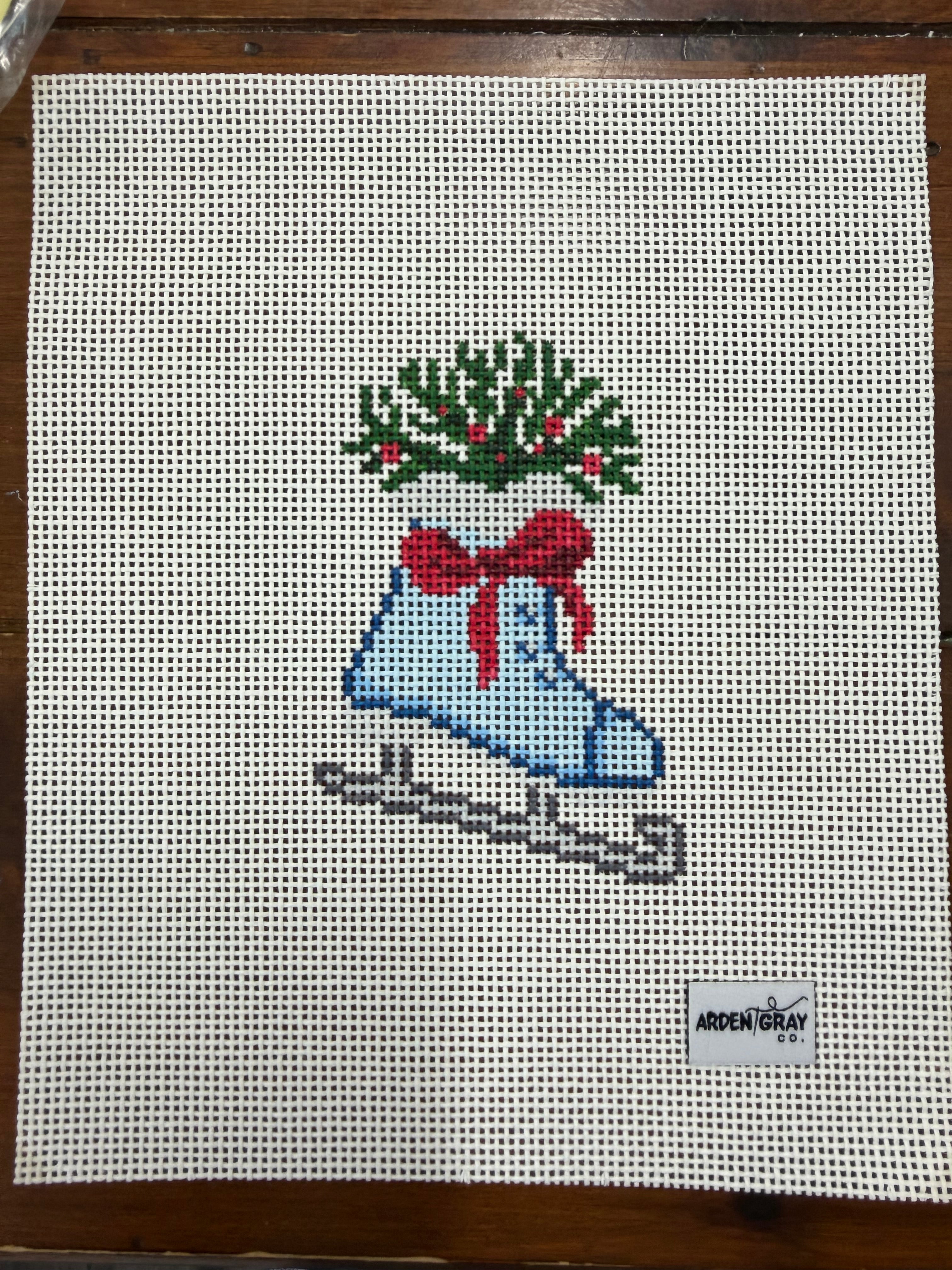 Christmas Ski Canvas
