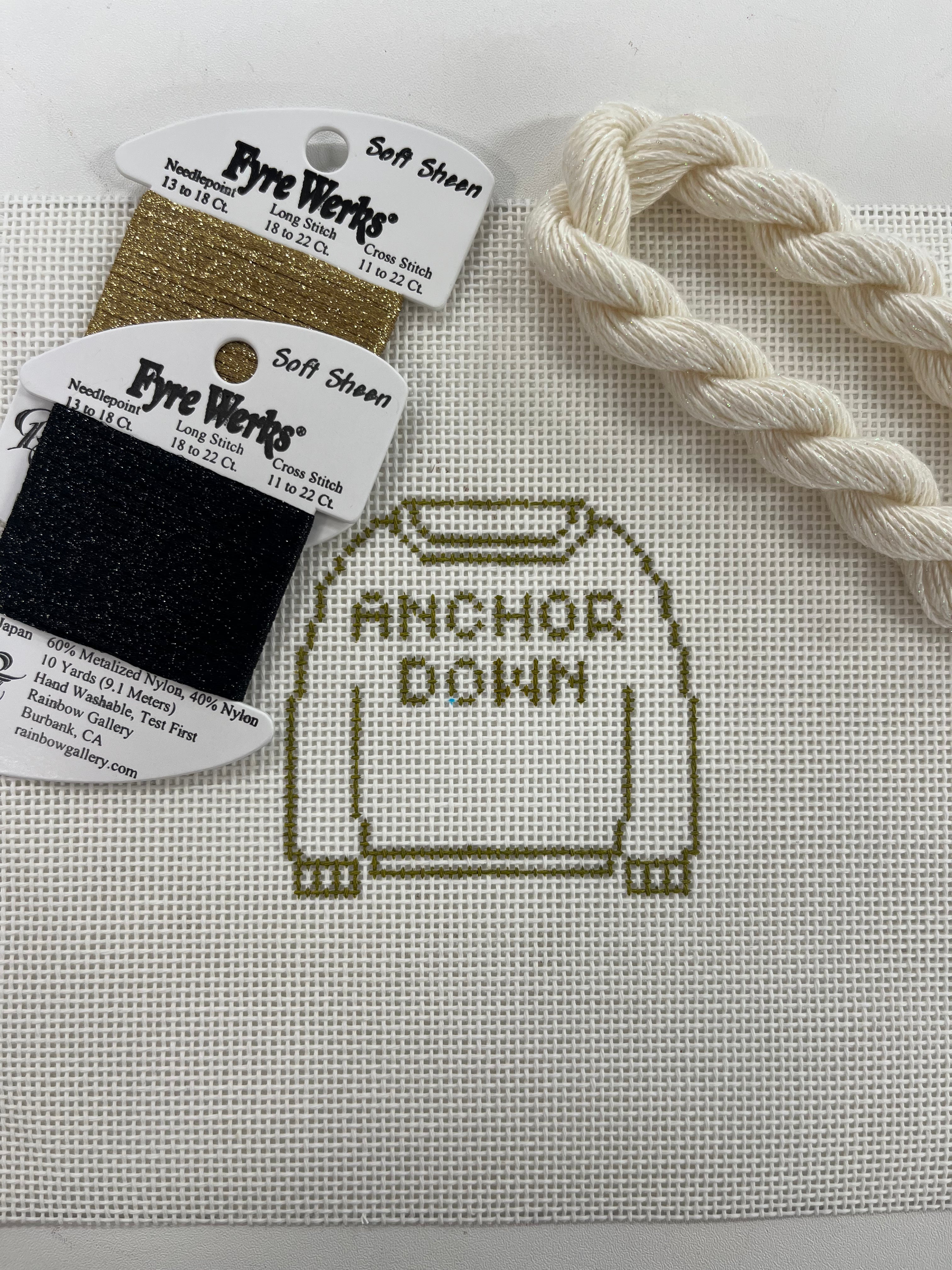 Anchor Down Sweater Canvas