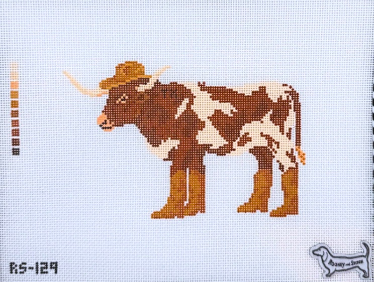 Texas Longhorn Canvas