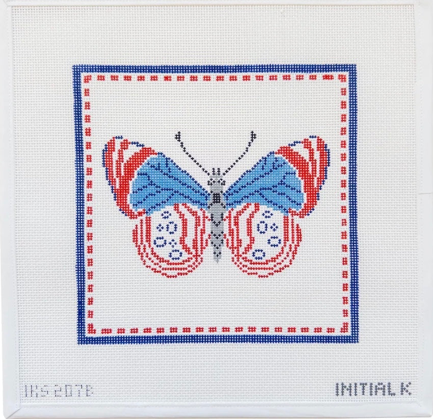 Patriotic Butterfly Large Canvas