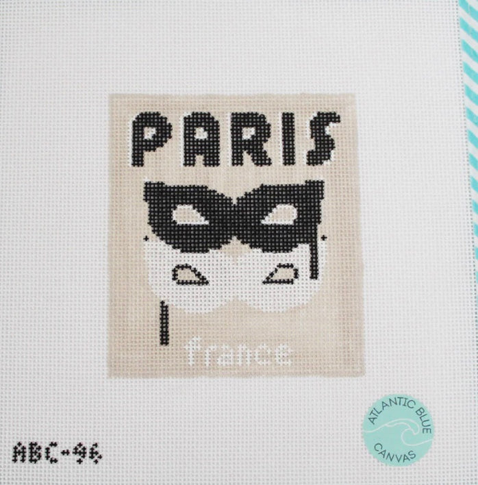 Paris Travel Book Canvas