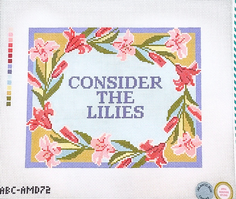 Consider The Lilies Canvas