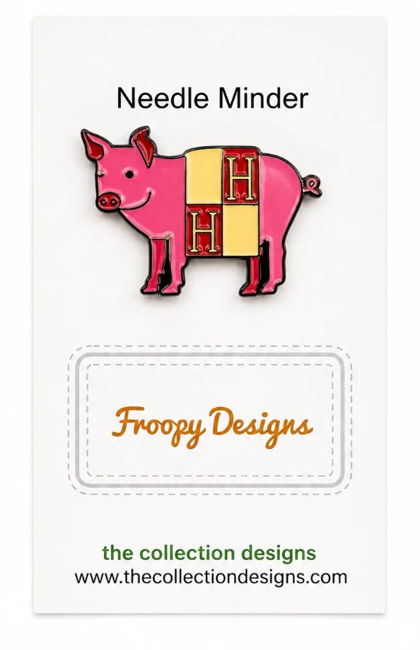 Pig in Hermes Blanket Needle Minder