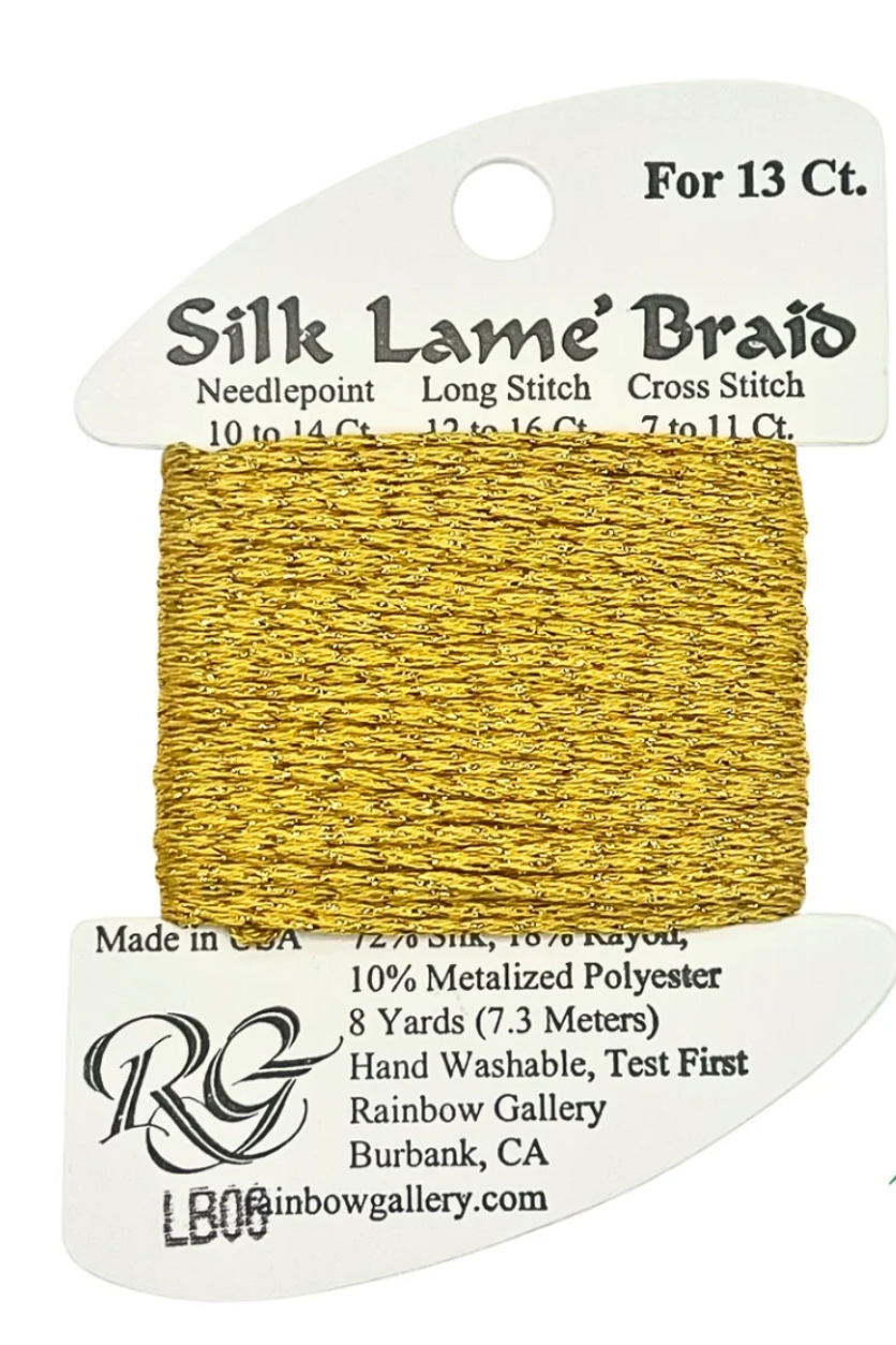 Silk Lamé Braid LB06 Gold