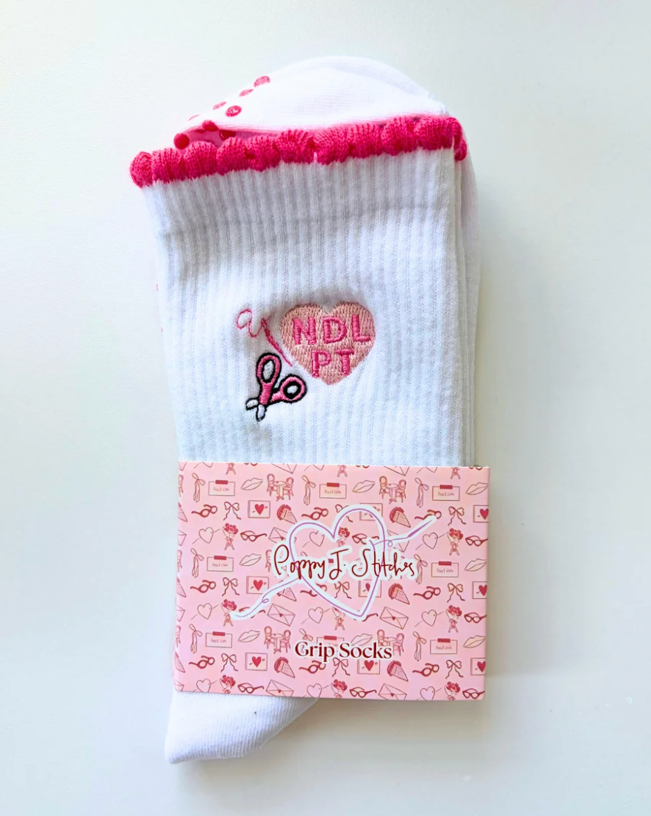 NDLPT Grip Socks, Pinks