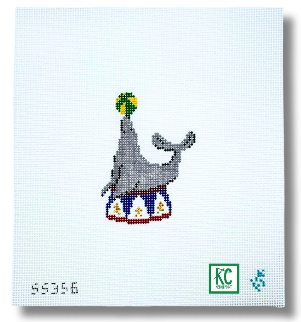 Circus Seal Canvas