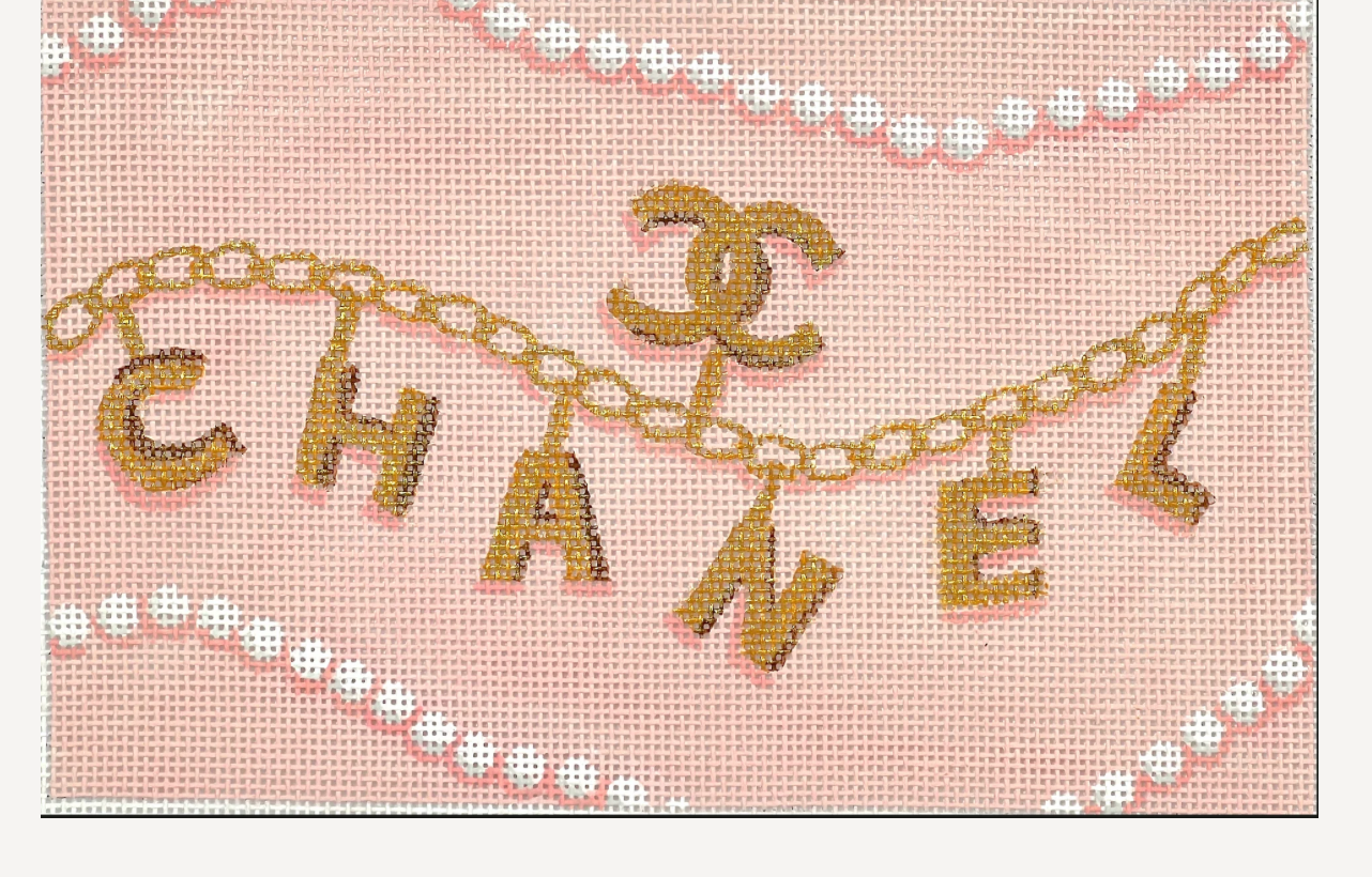 Chanel Charm Bracelet & Pearls Canvas