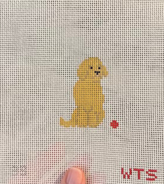 Mini Golden Retriever Canvas