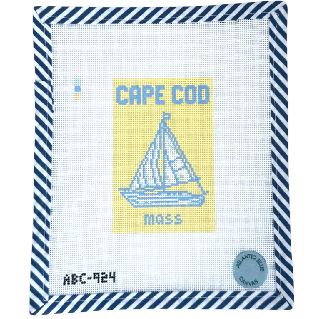 Cape Cod Travel Book Canvas