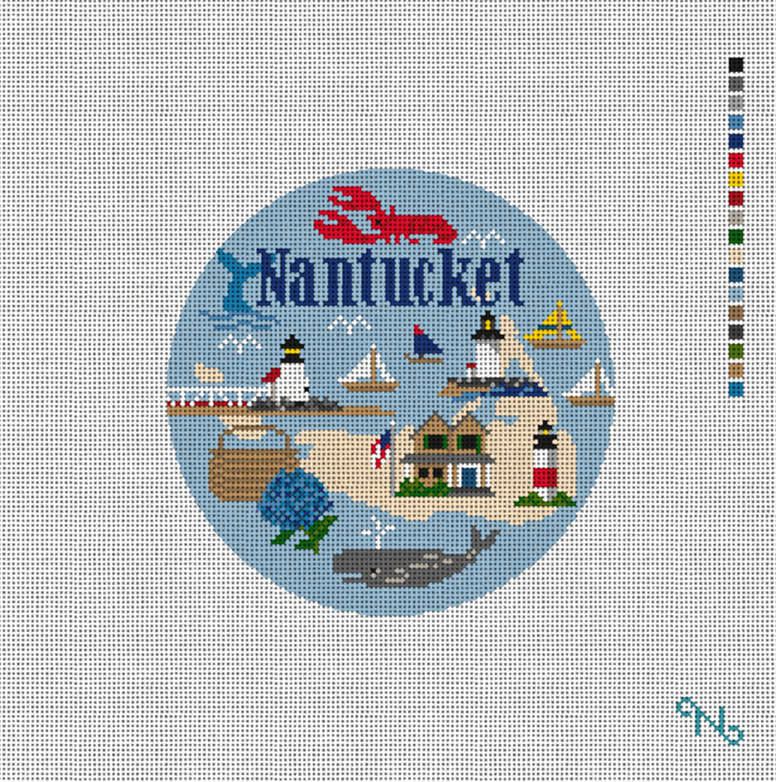 Nantucket Round Canvas