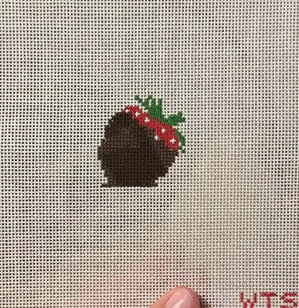 Mini Chocolate Covered Strawberry Canvas