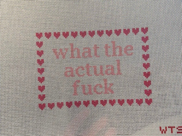 WTAF Pink Canvas