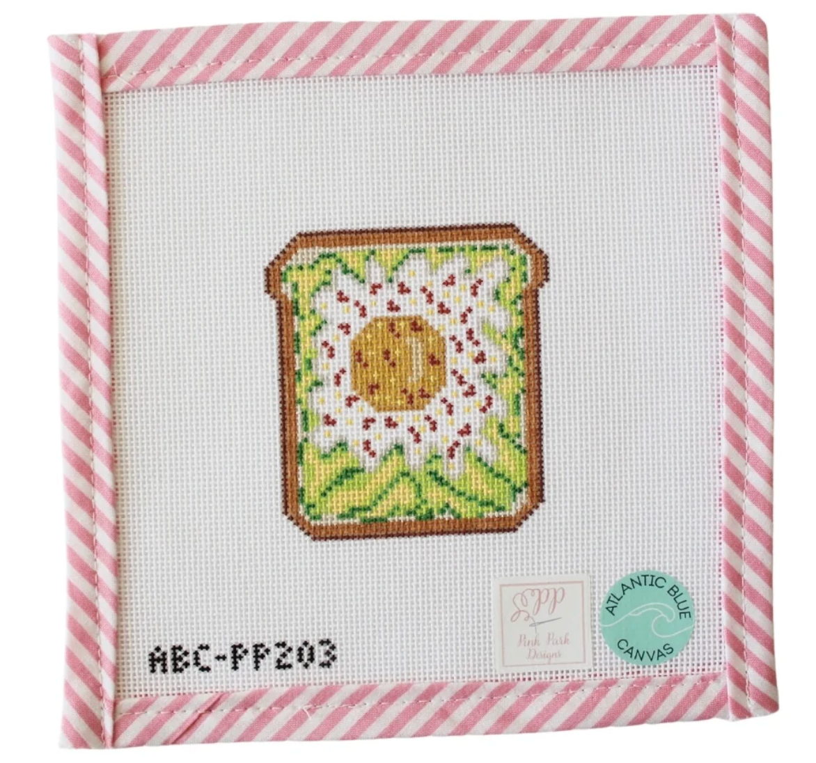 Avocado Toast with Egg Canvas