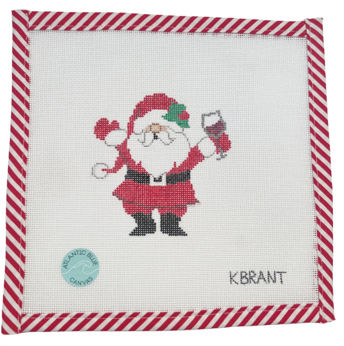 Wine Santa Canvas