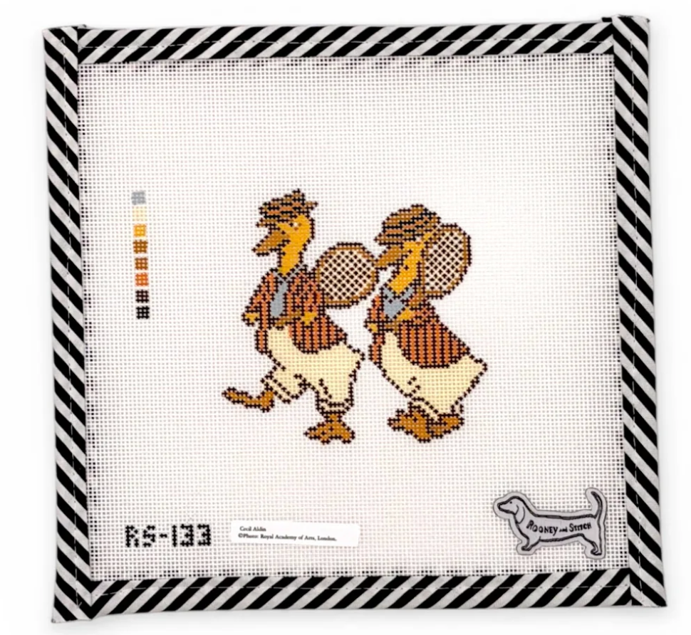 Tennis Ducks Small (Cecil Aldin) Canvas
