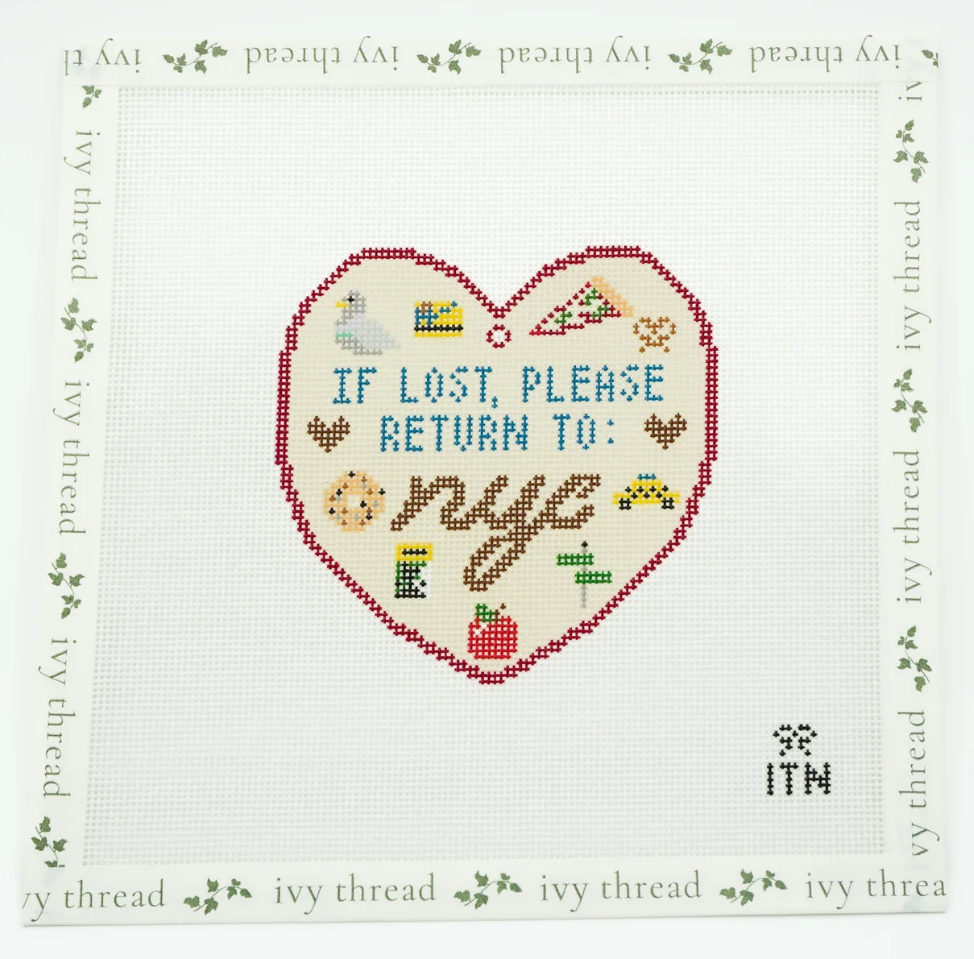 If Lost Return to NYC Canvas